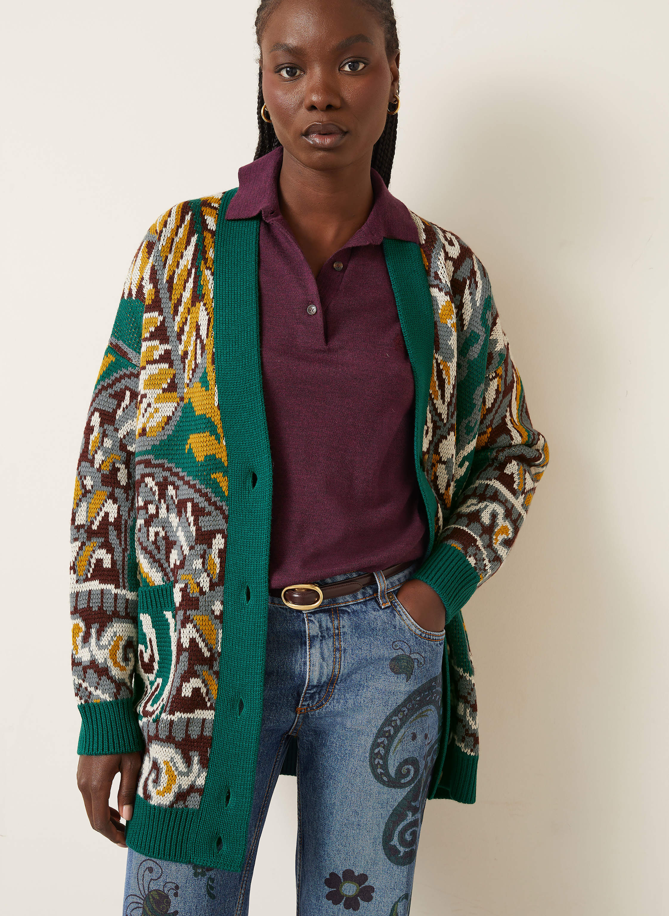 Thumbnail - Etro Strickjacke gruen