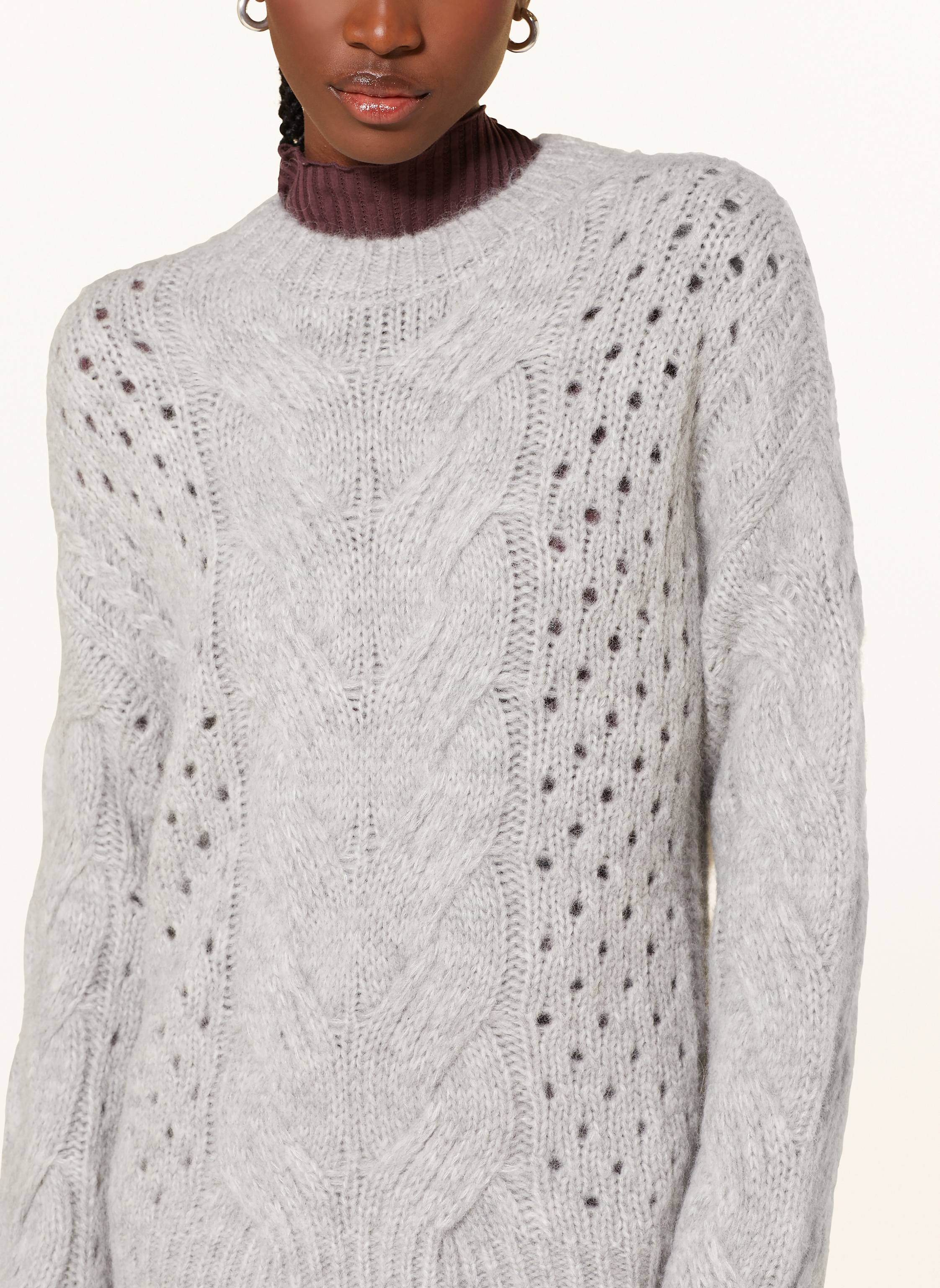 Thumbnail - Mrs & Hugs Pullover Mit Alpaka grau