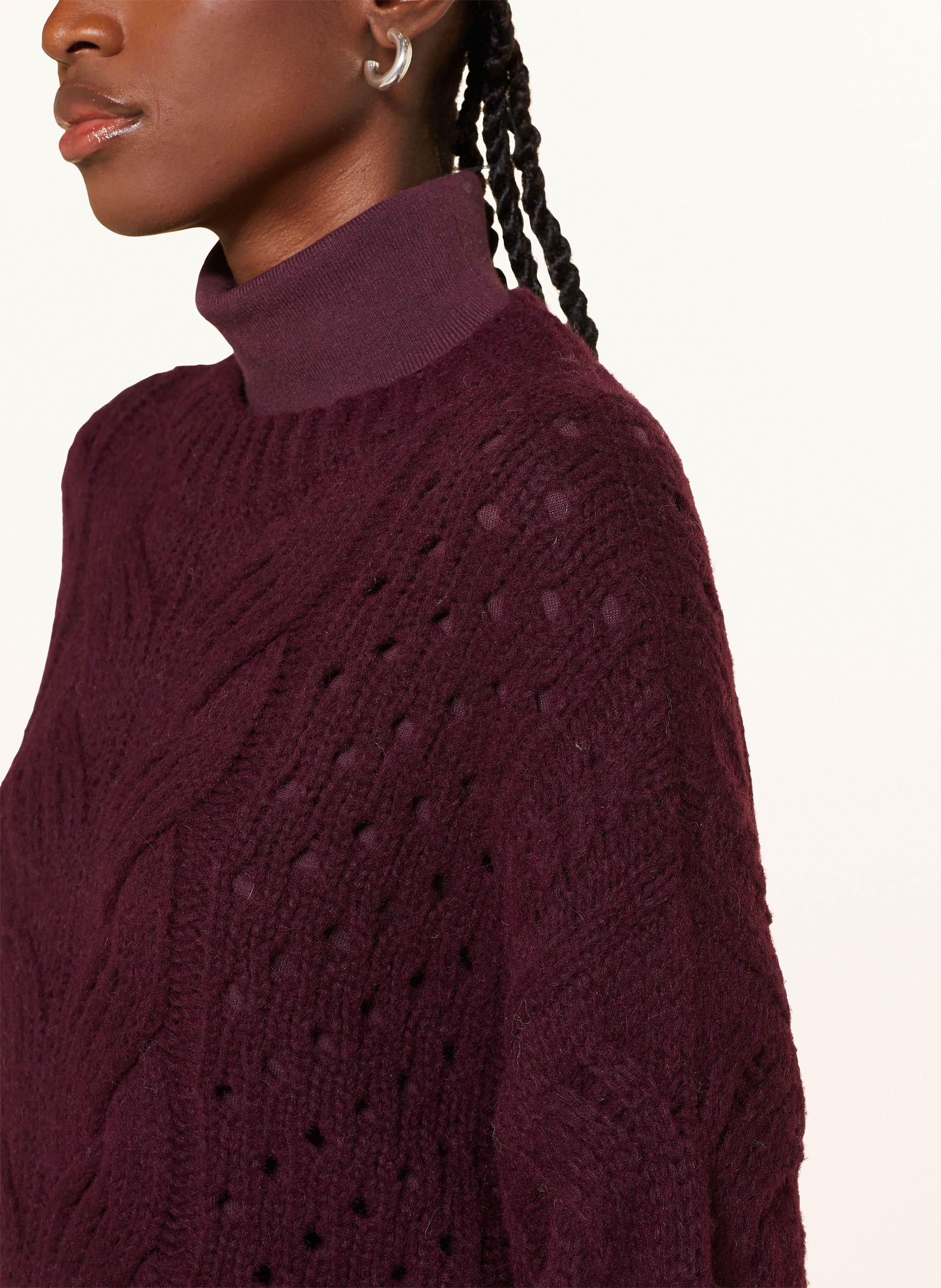 Thumbnail - Mrs & Hugs Pullover Mit Alpaka rot