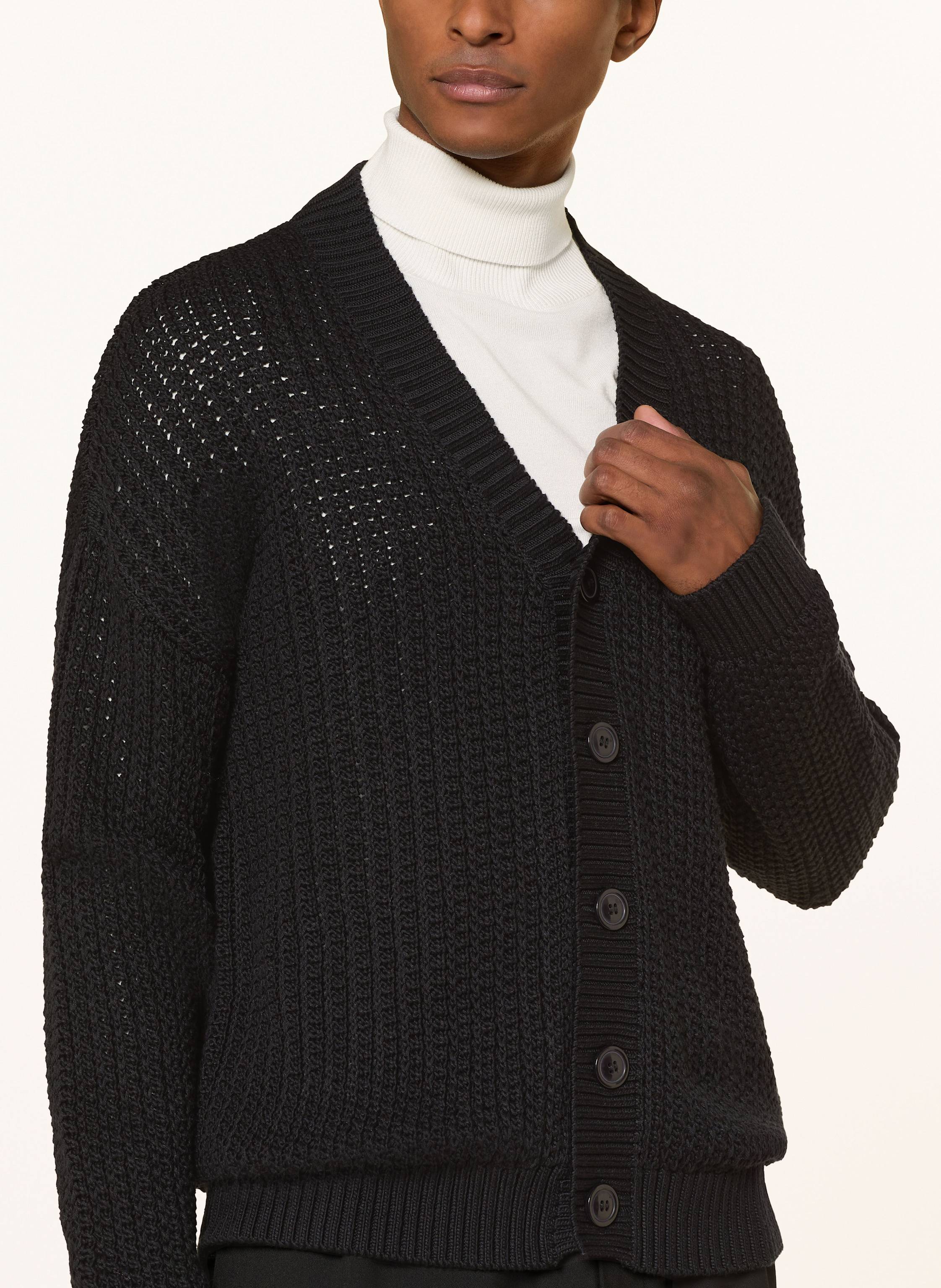 Thumbnail - Strellson Strickjacke Cruz schwarz