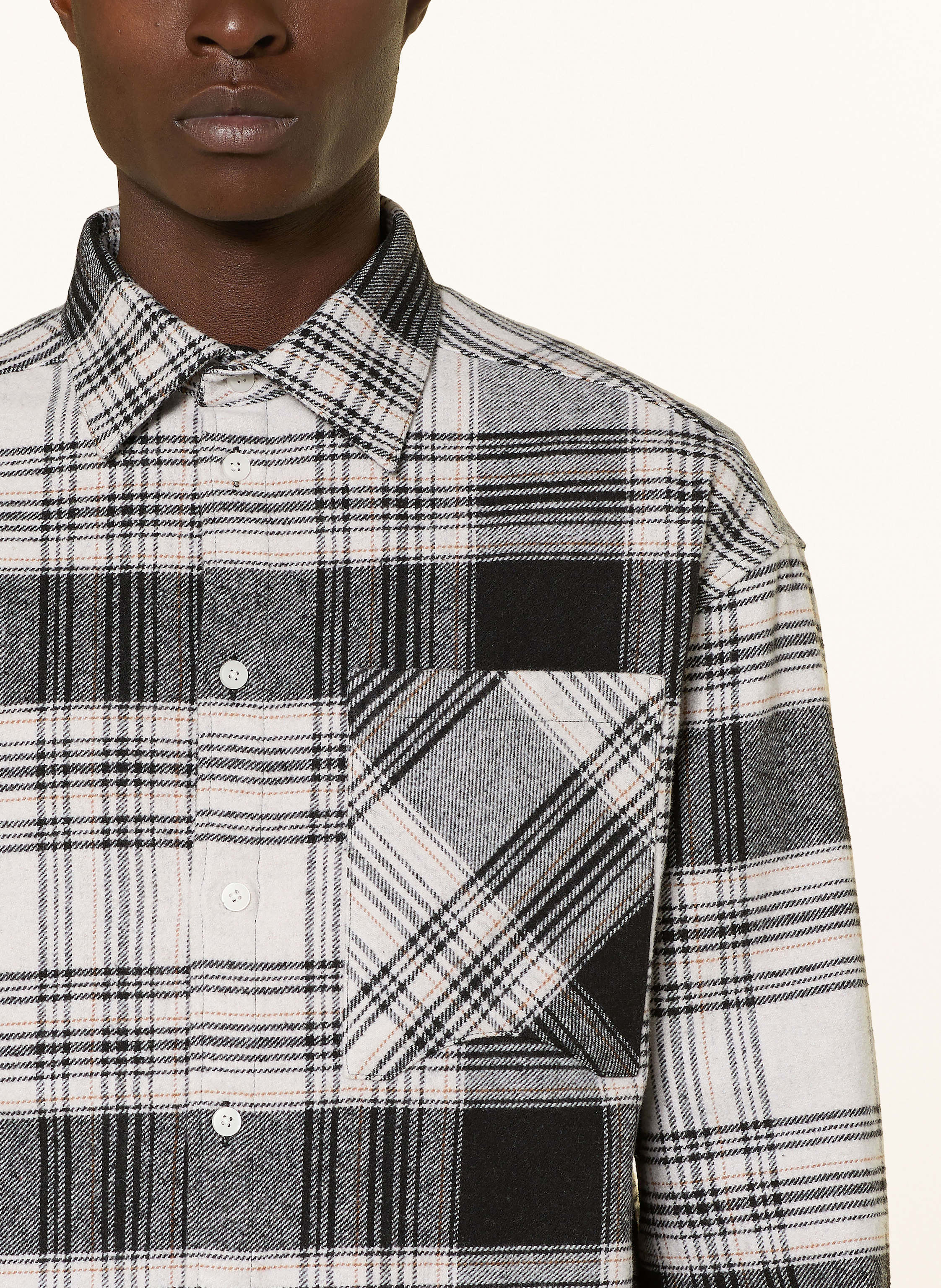 Thumbnail - Reternity Flanell-Overshirt schwarz