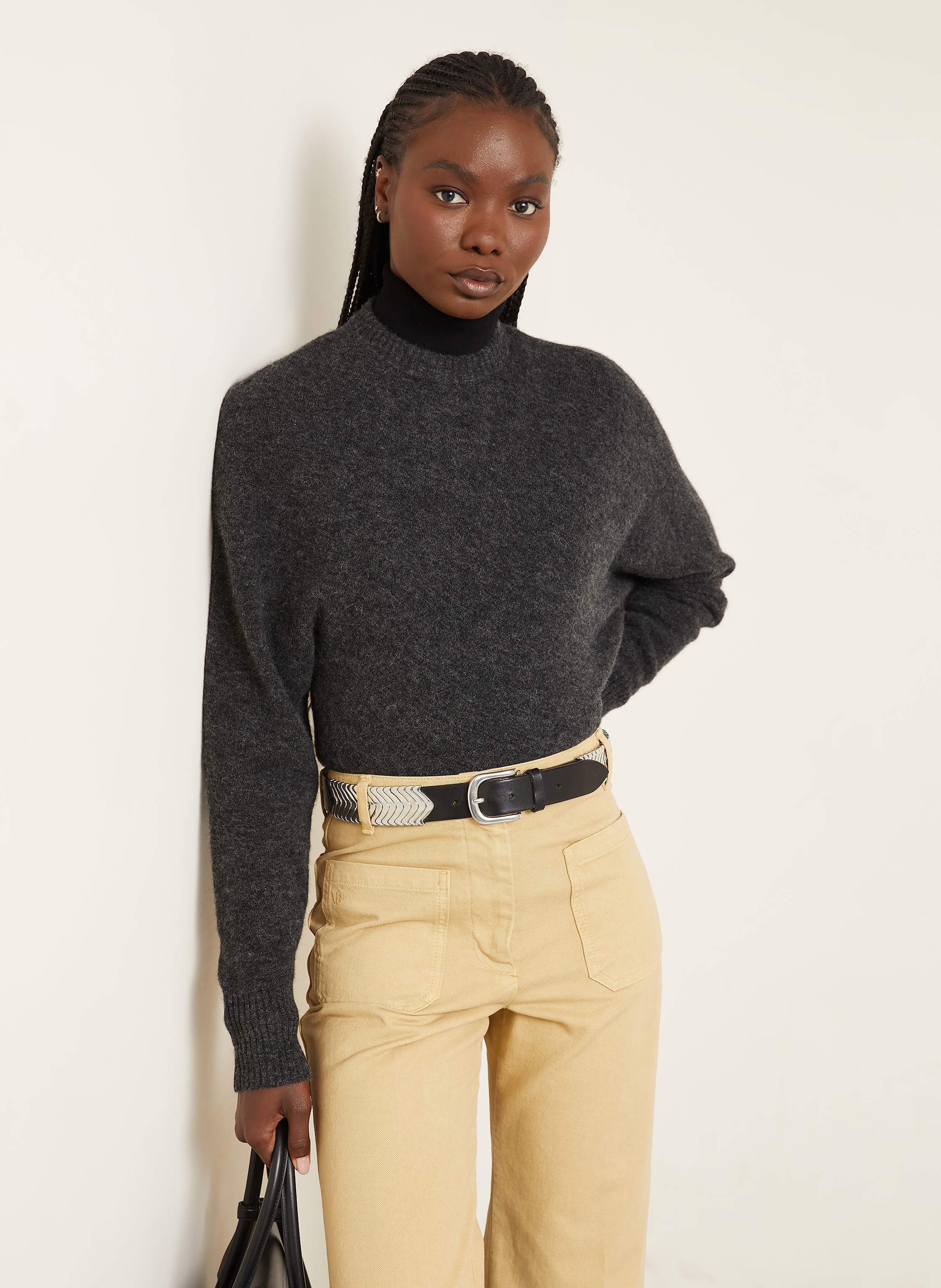 Thumbnail - Proenza Schouler Pullover Abie grau