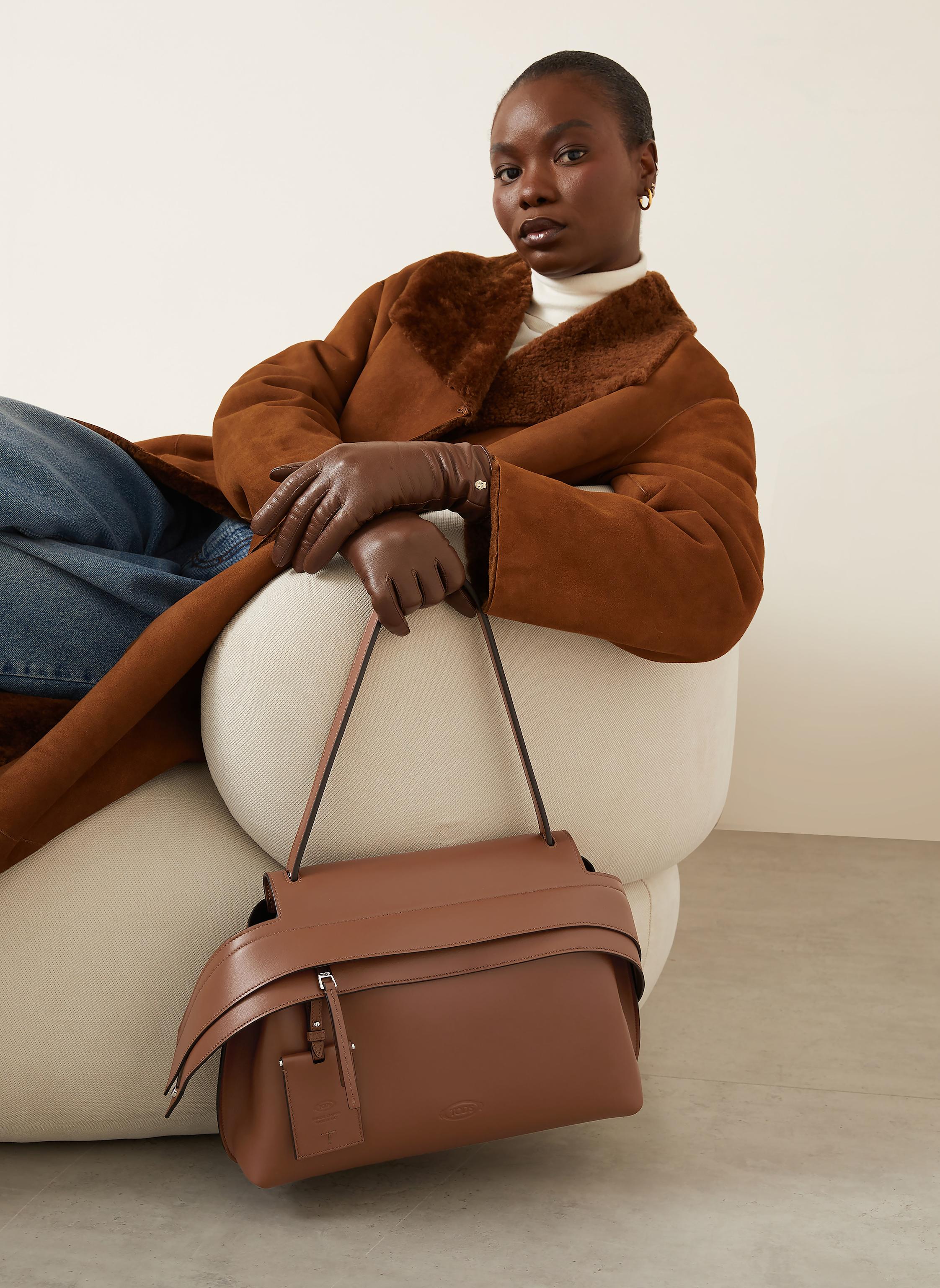 Thumbnail - Tod's Handtasche Wave braun