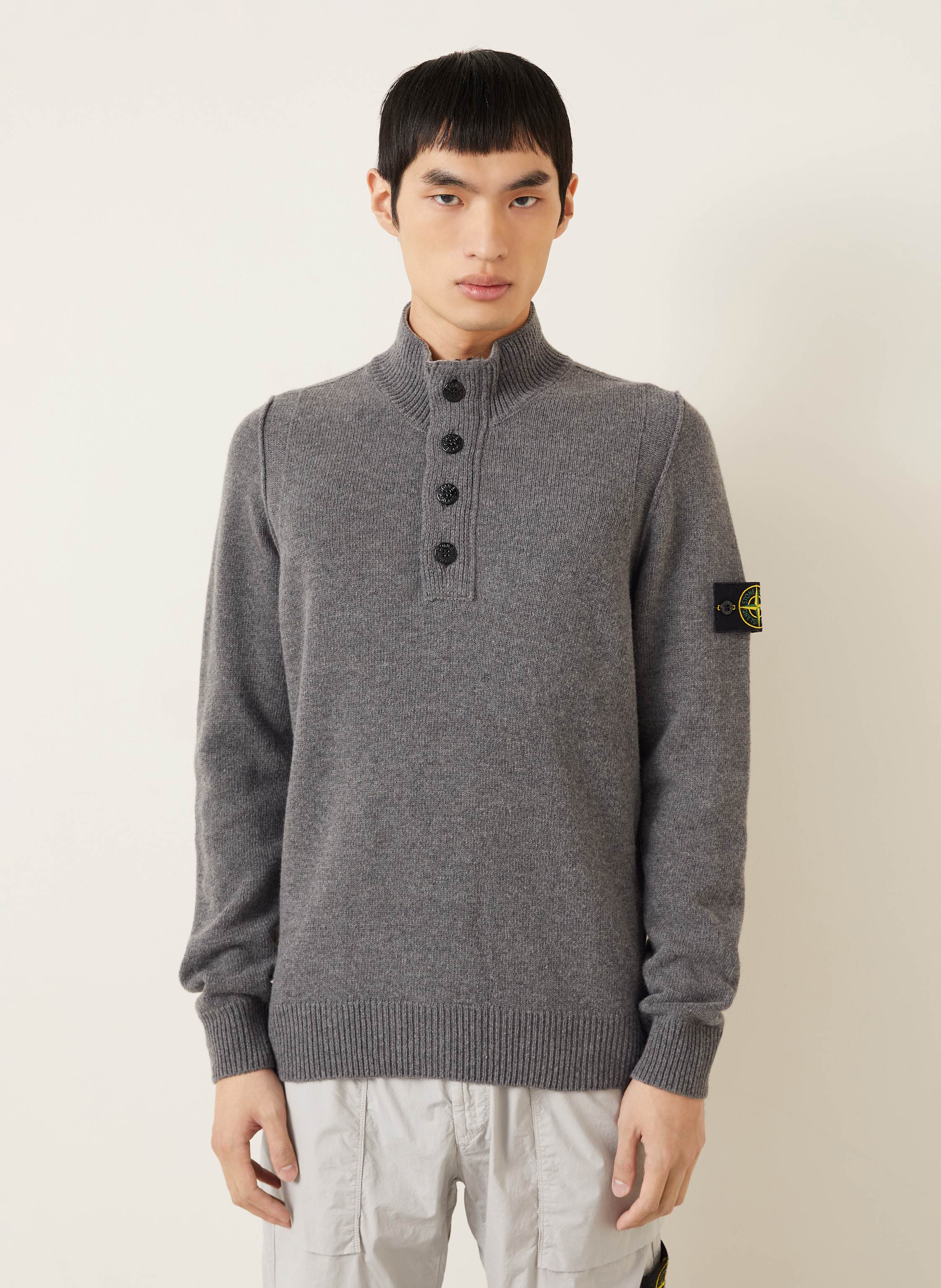 Thumbnail - Stone Island Troyer grau