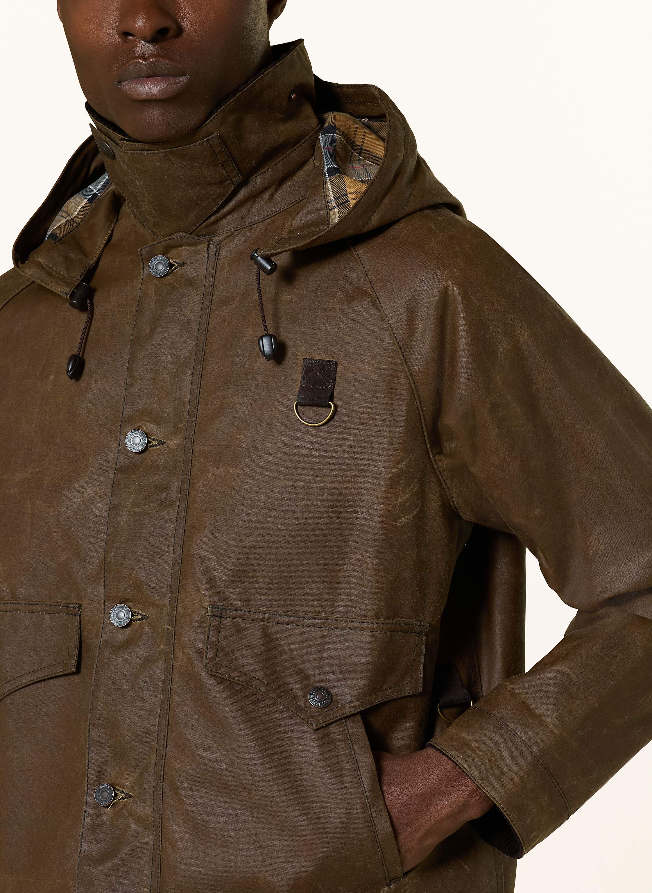 Thumbnail - Barbour Fieldjacket Spey Wax braun