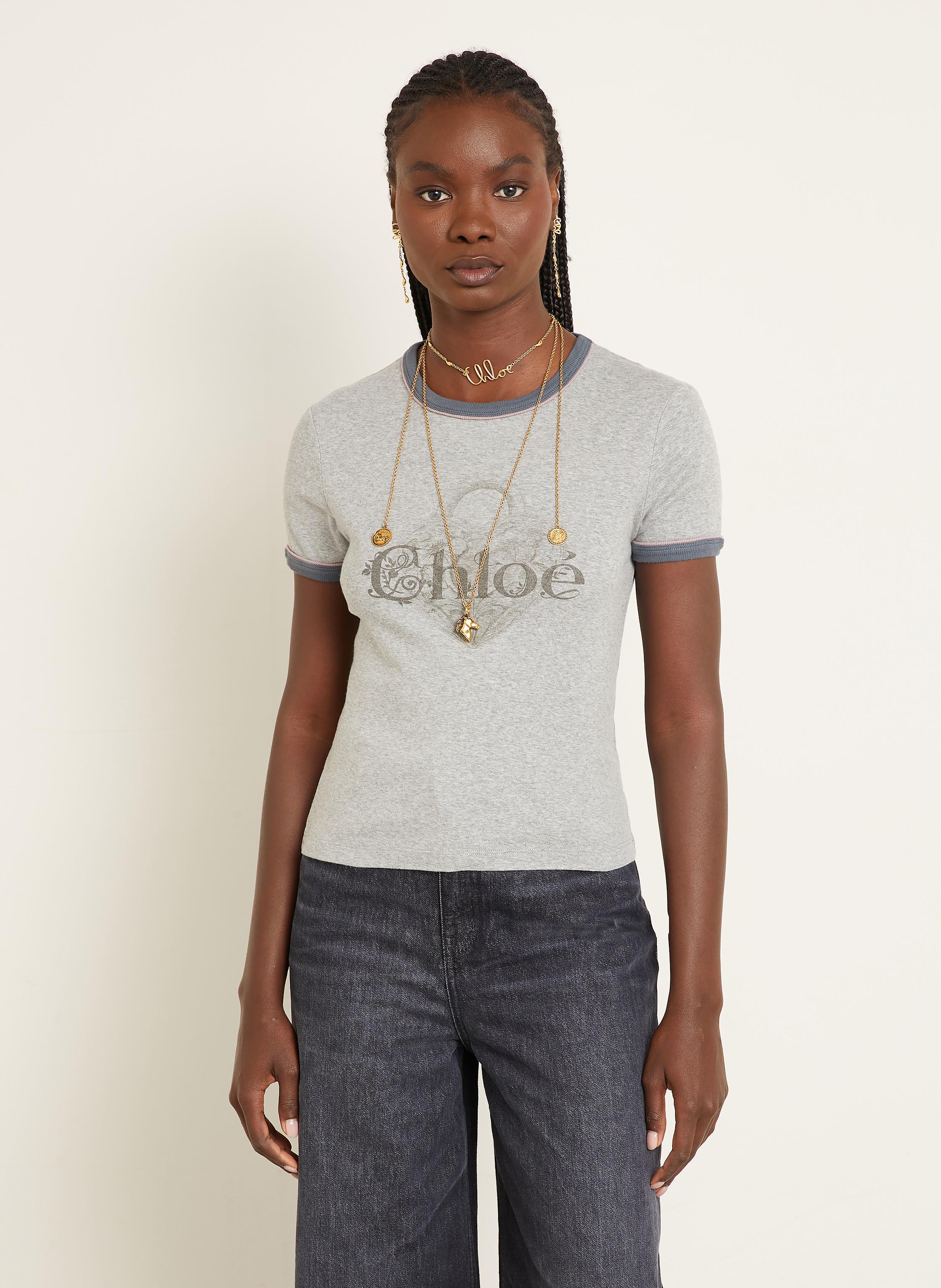 Thumbnail - Chloé T-Shirt grau