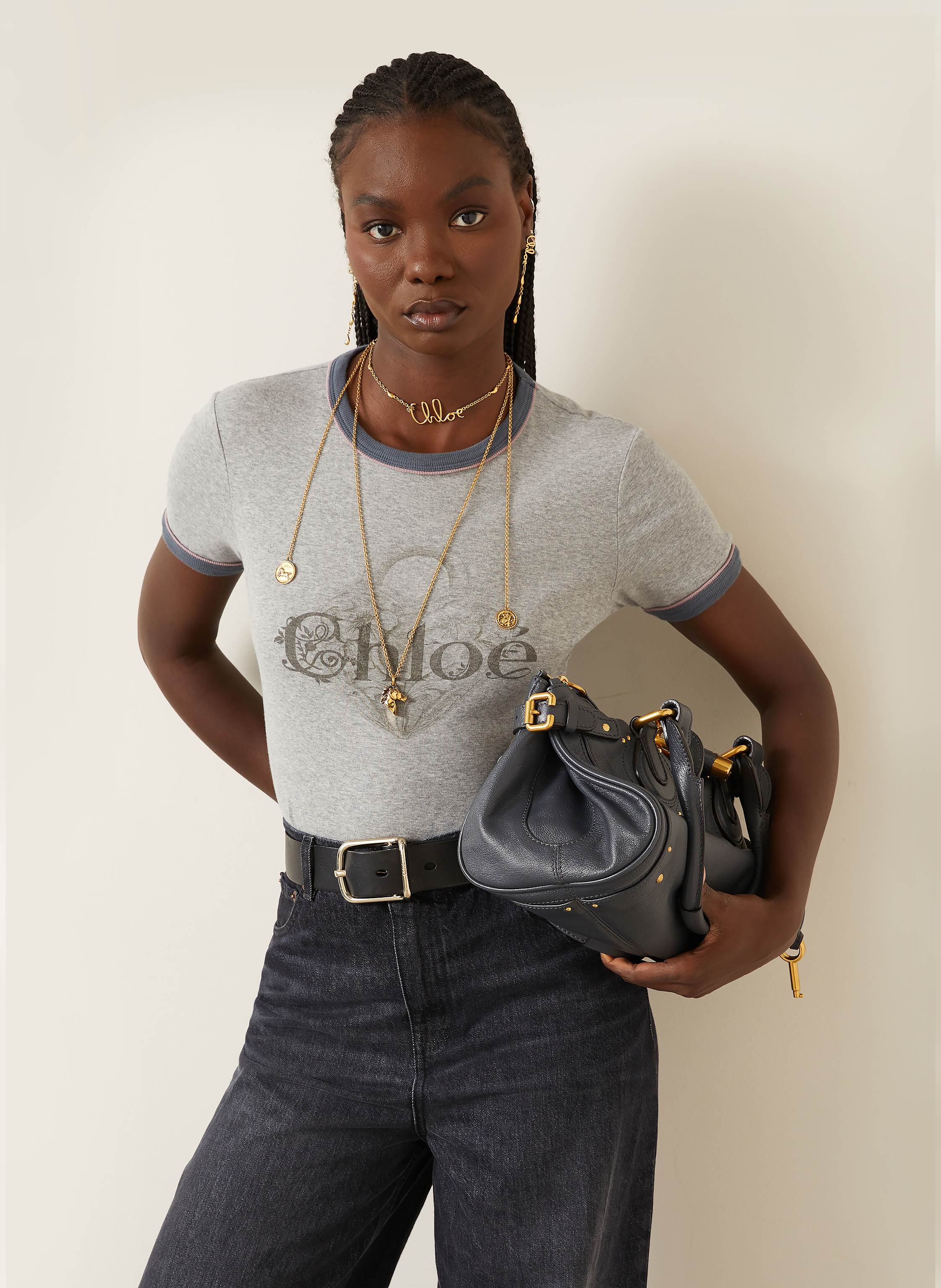 Thumbnail - Chloé T-Shirt grau