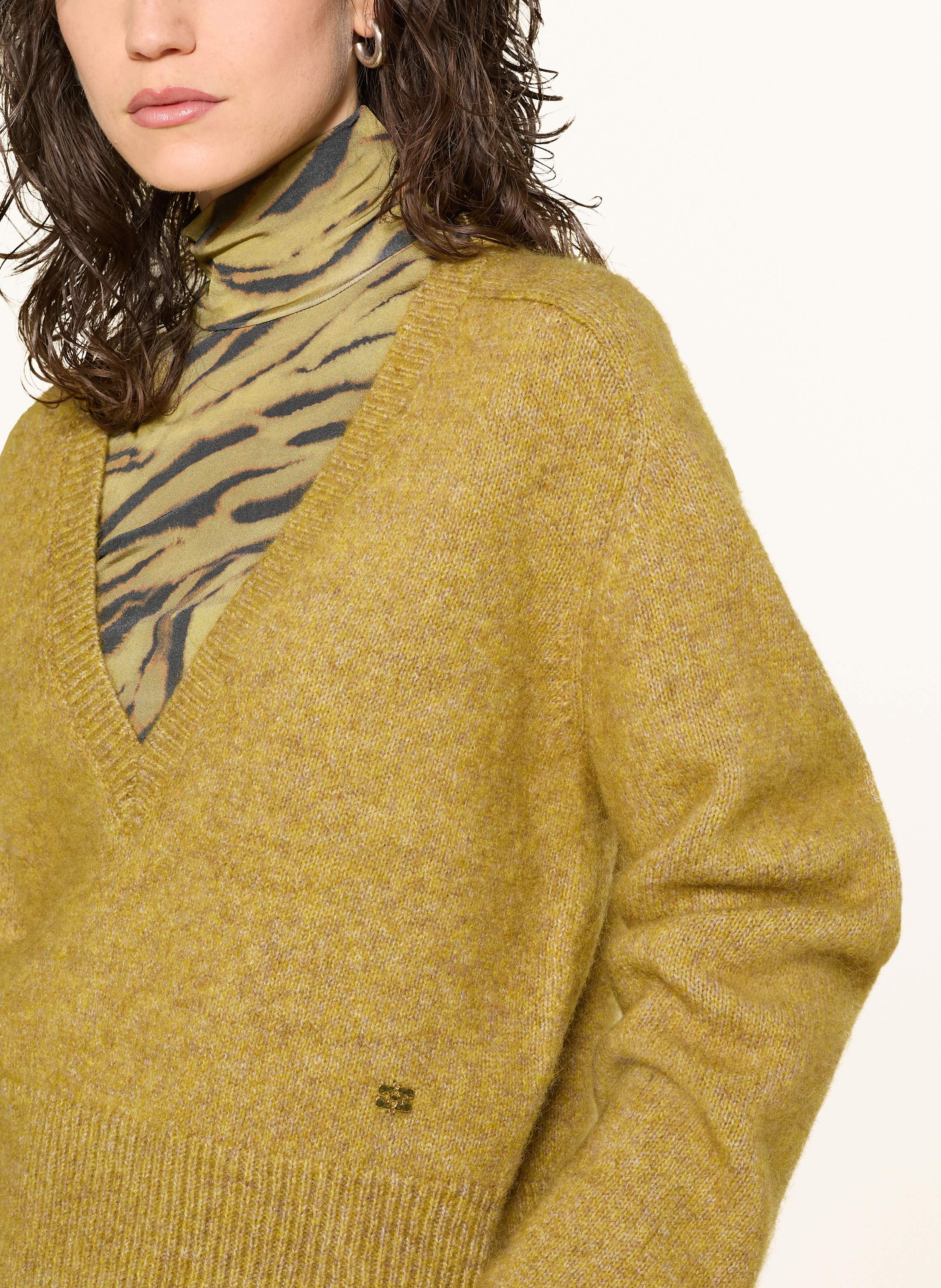 Thumbnail - Ganni Pullover gelb