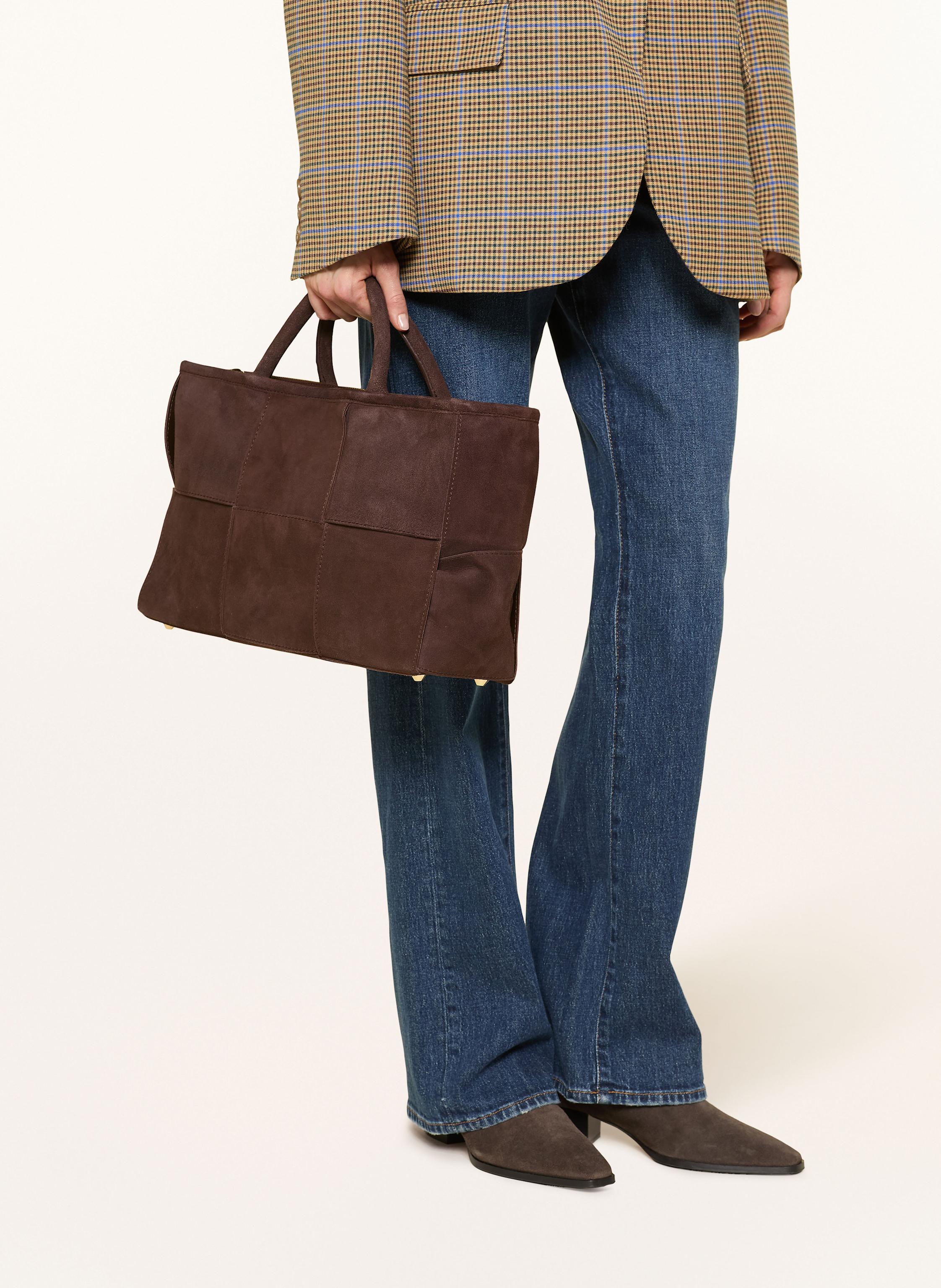 Thumbnail - Viamailbag Handtasche Demi Madras braun