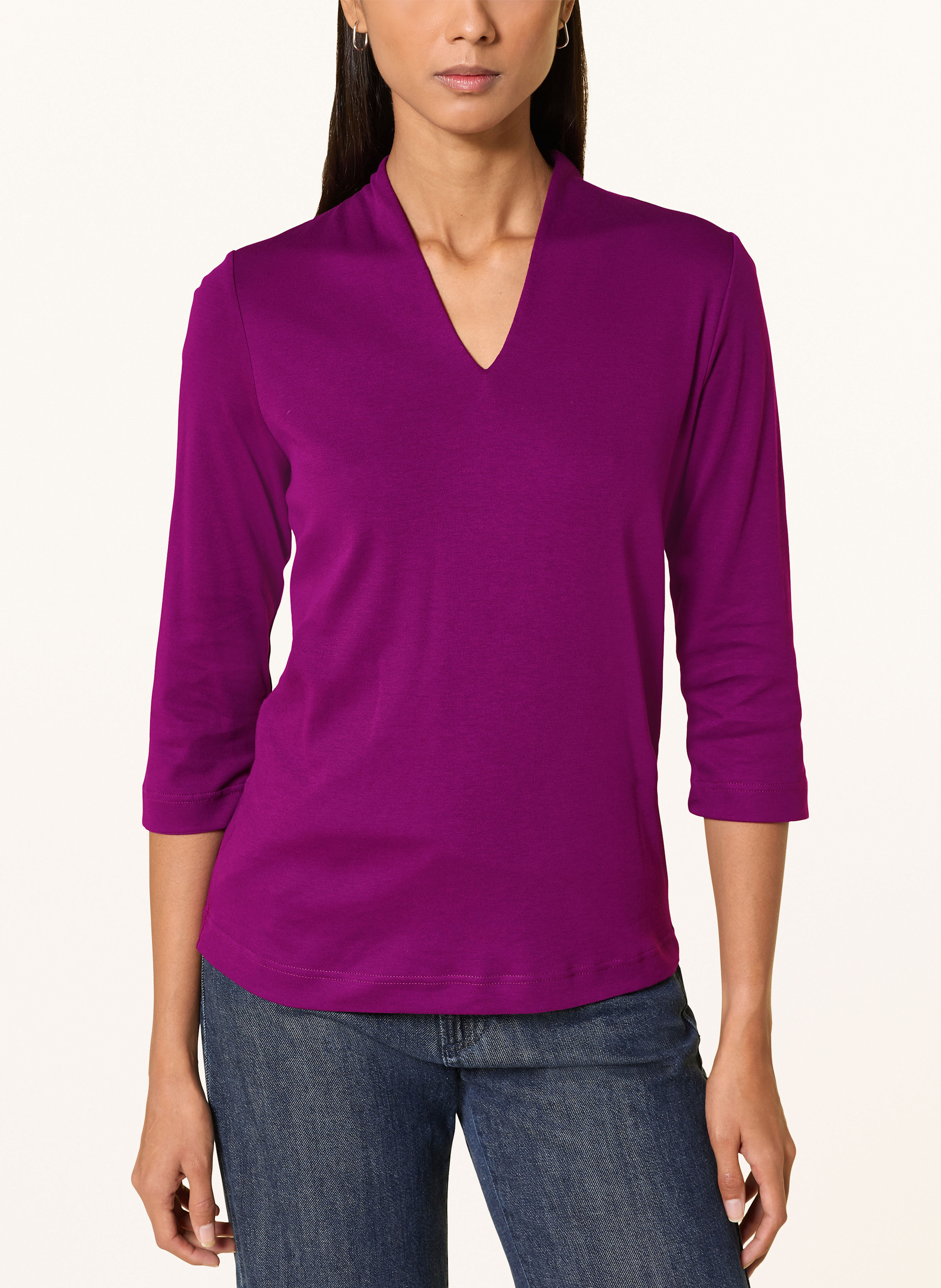 Thumbnail - Zaída T-Shirt Mit 3/4-Arm lila