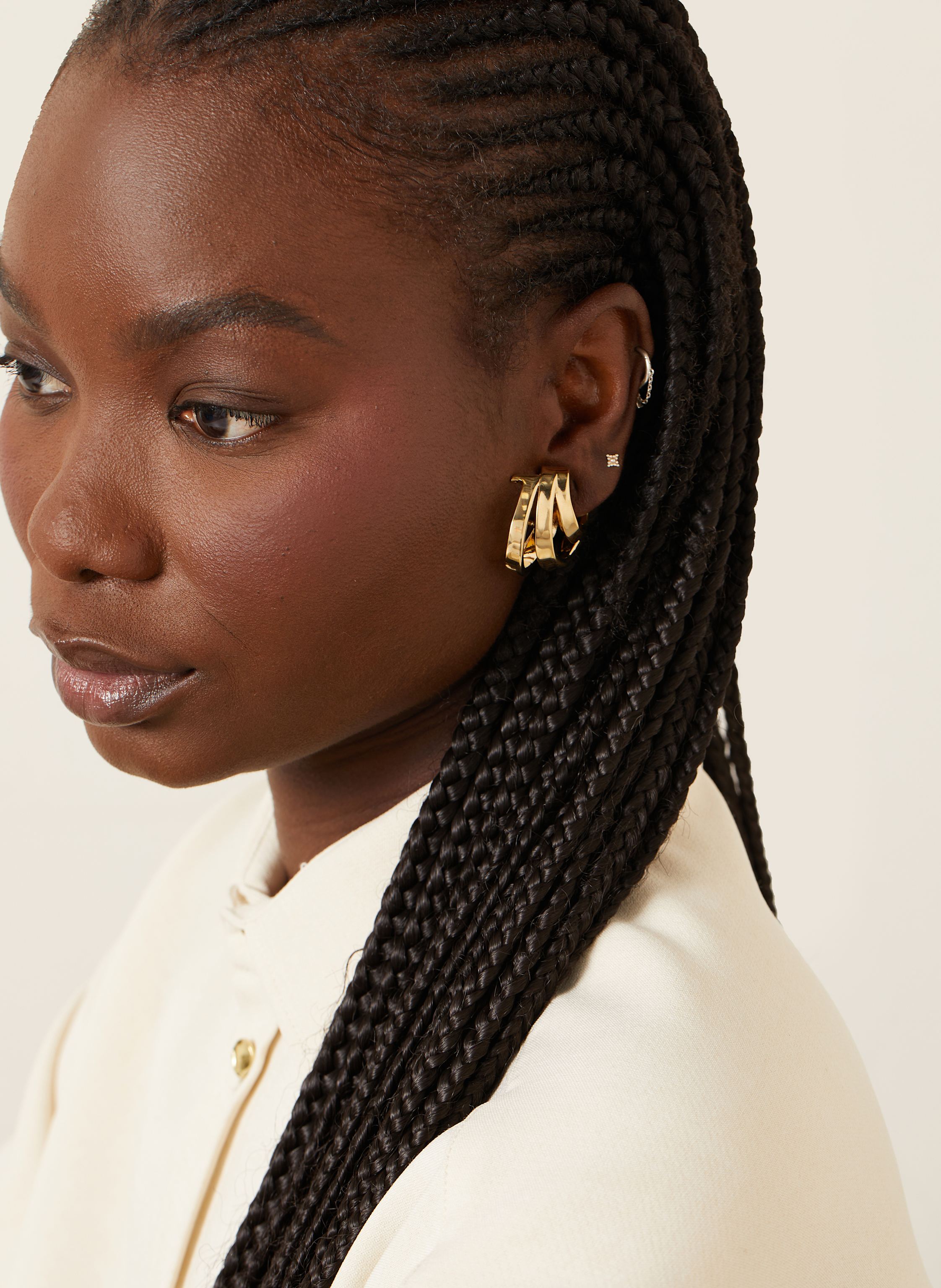 Thumbnail - Ferragamo Ohrclips gold