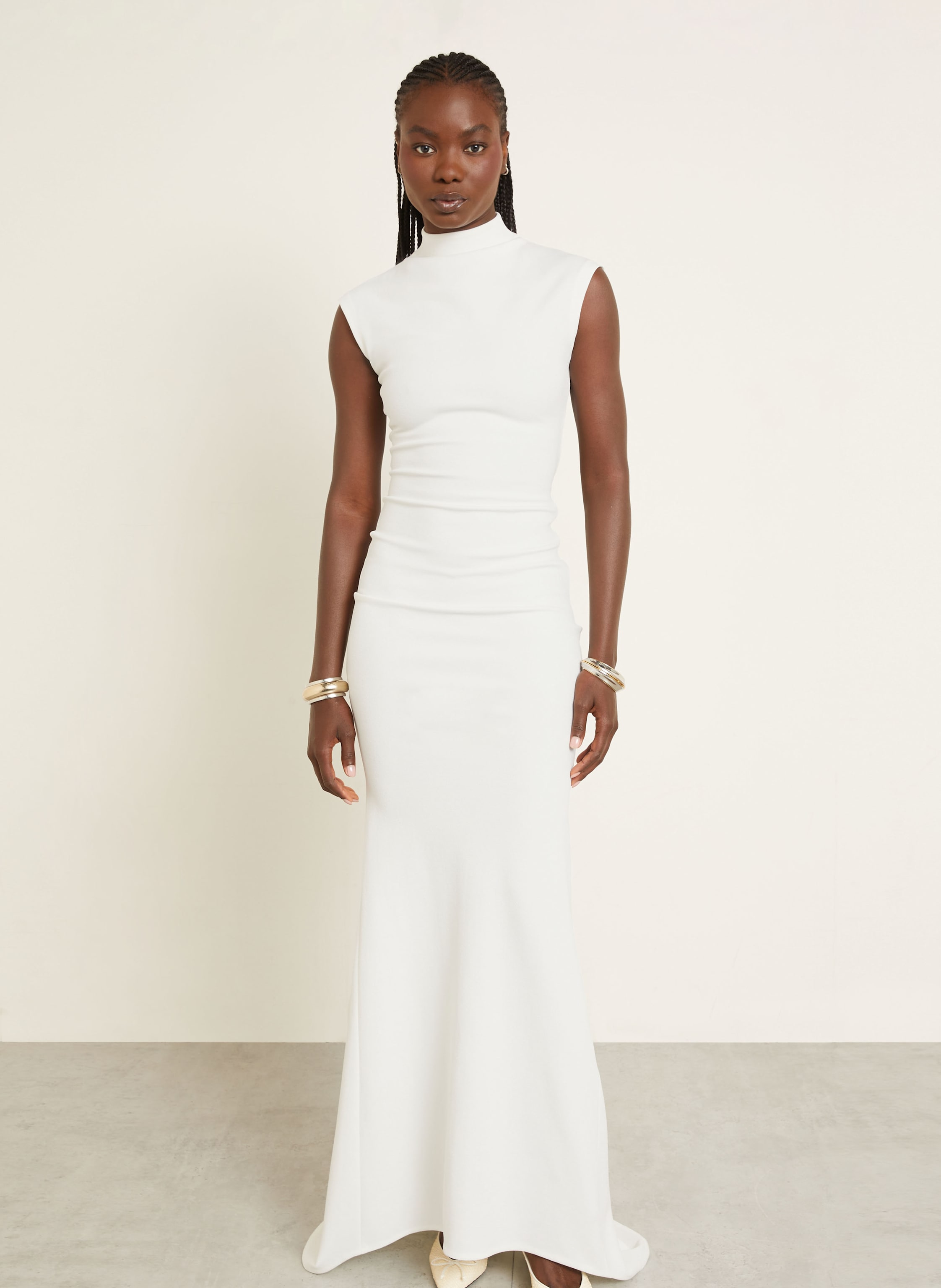Thumbnail - Jacquemus Abendkleid La Robe Alba weiss