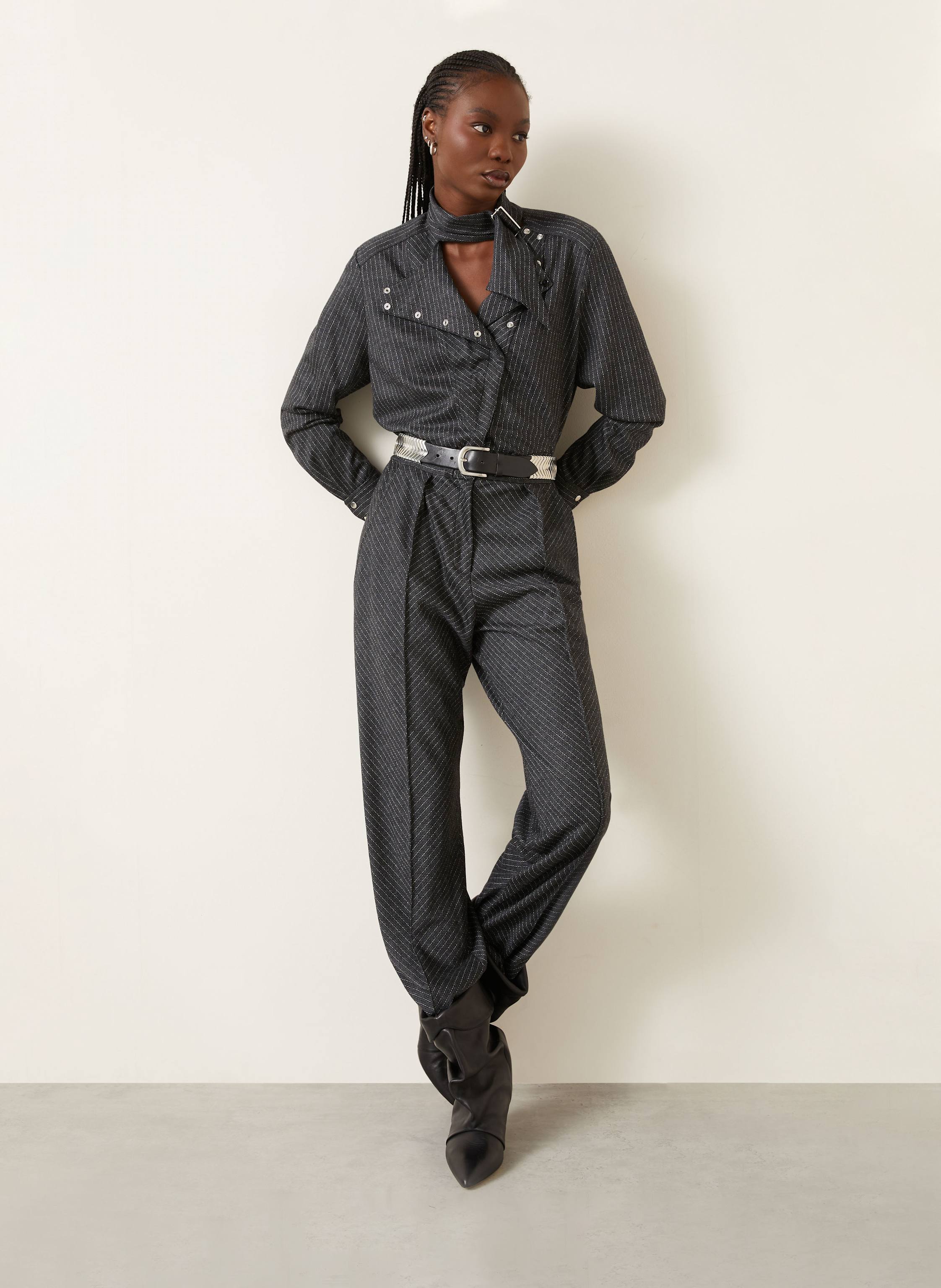 Thumbnail - Isabel Marant Jumpsuit Rheane grau