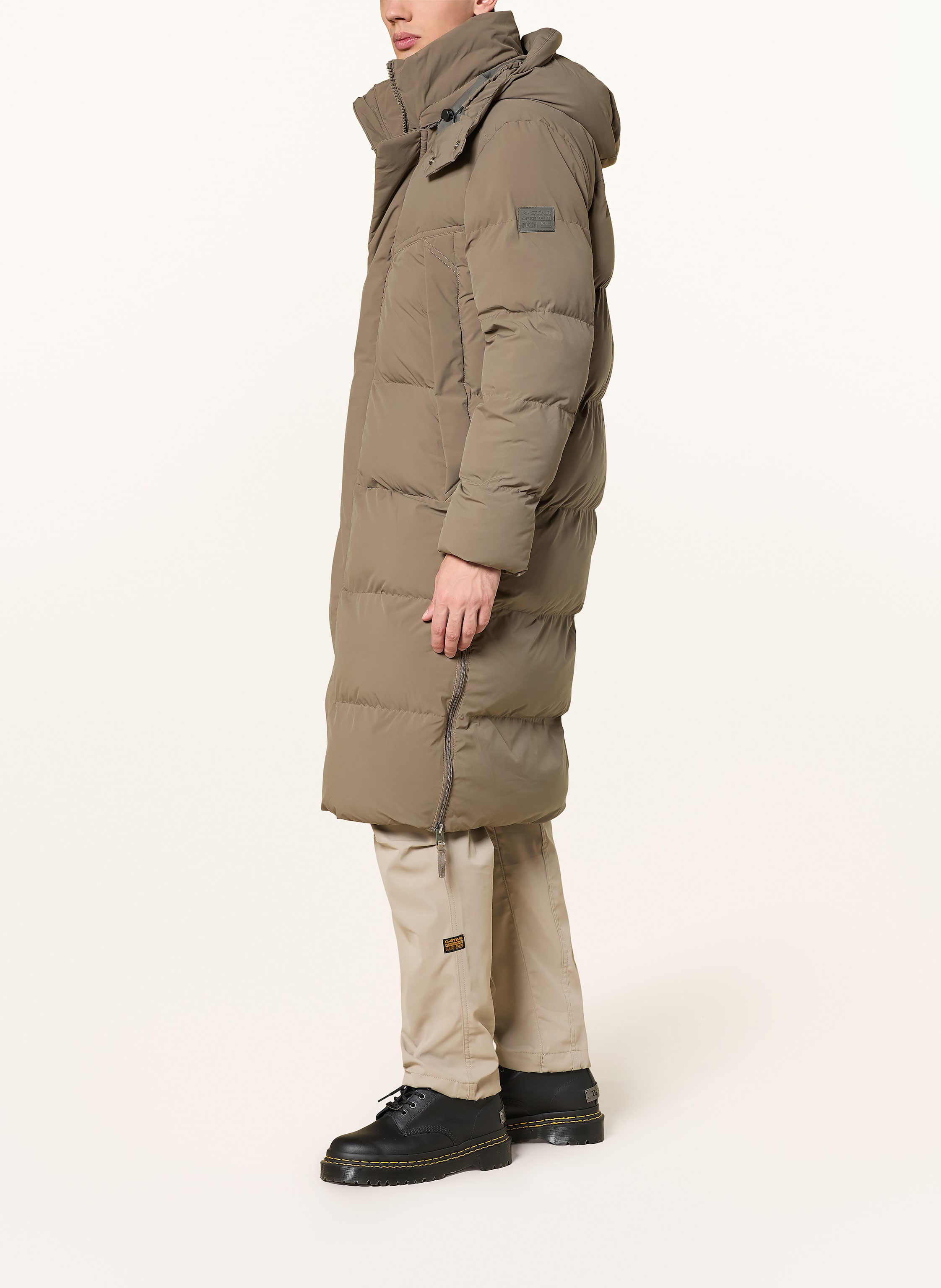 Thumbnail - G-Star Steppmantel Whistler Mit Abnehmbarer Kapuze gruen