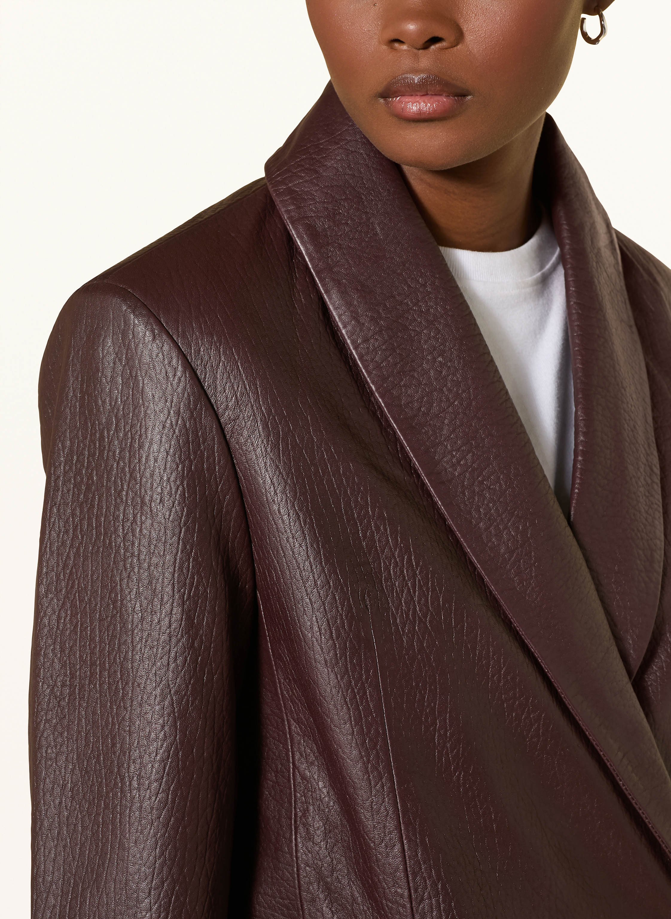 Thumbnail - Remain Lederblazer braun