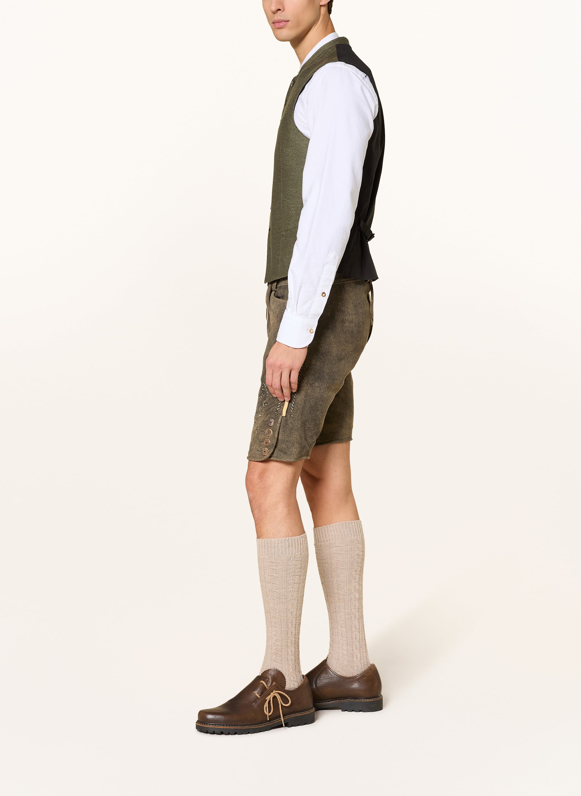 Thumbnail - Beckert Trachten-Lederhose Ramsau grau