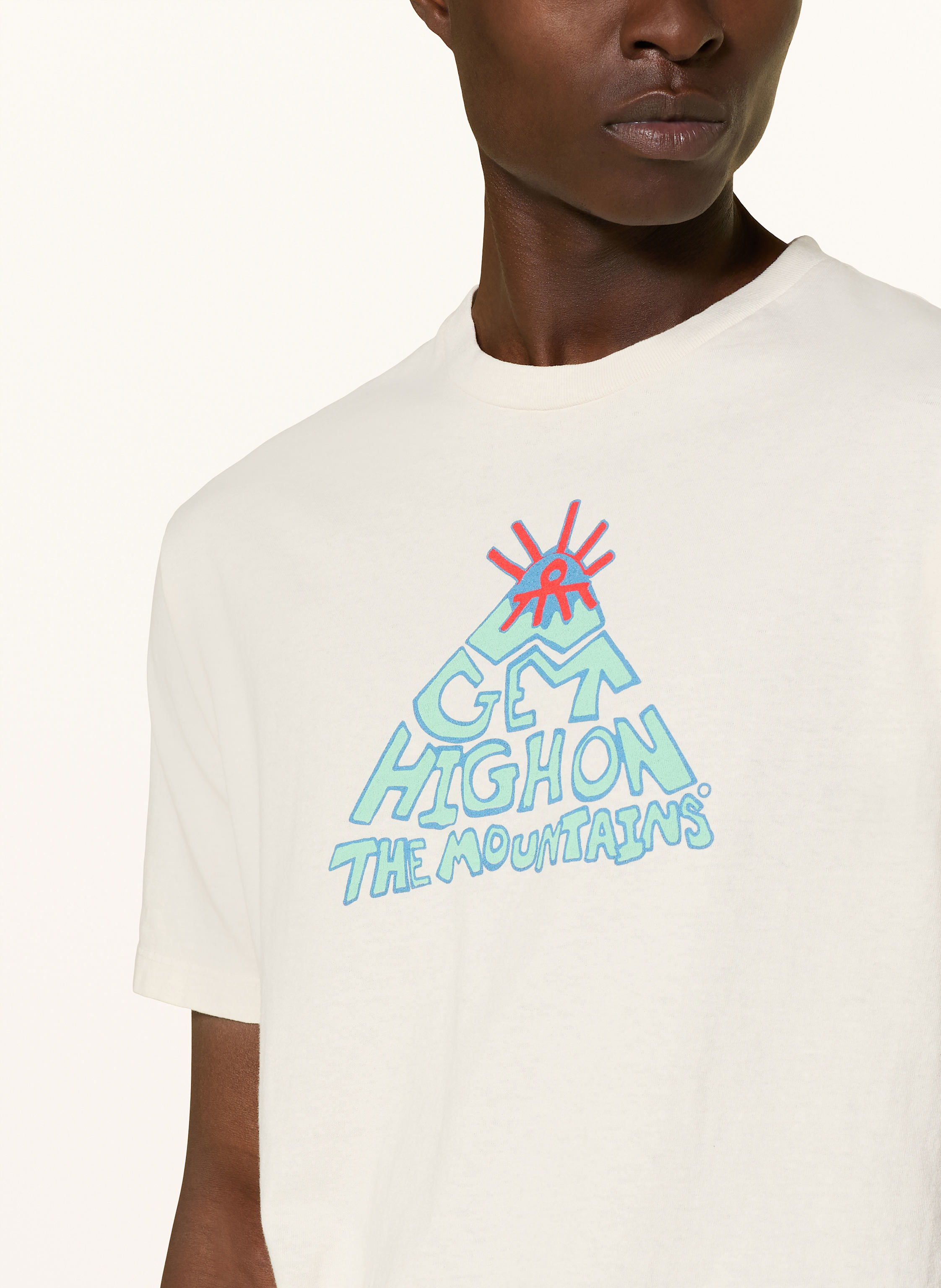 Thumbnail - District Vision T-Shirt California weiss