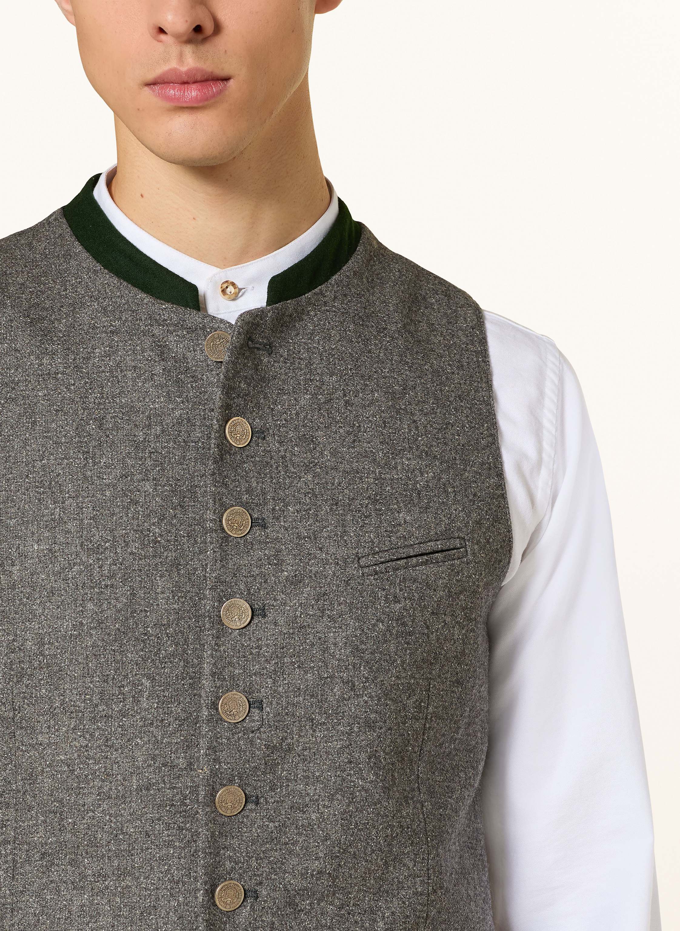 Thumbnail - Grasegger Trachtenweste Kreuzer grau