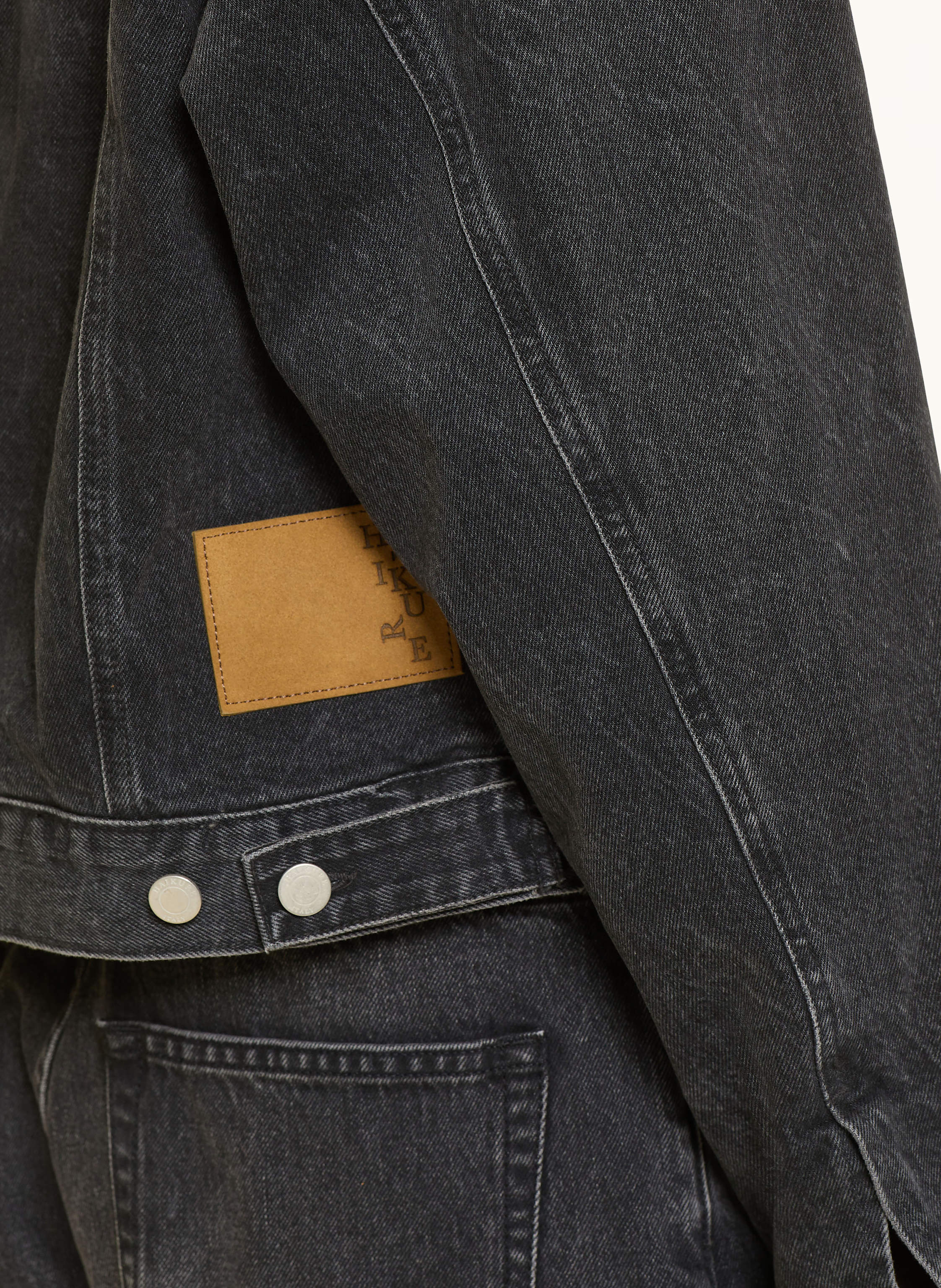 Thumbnail - Haikure Jeansjacke Renee schwarz