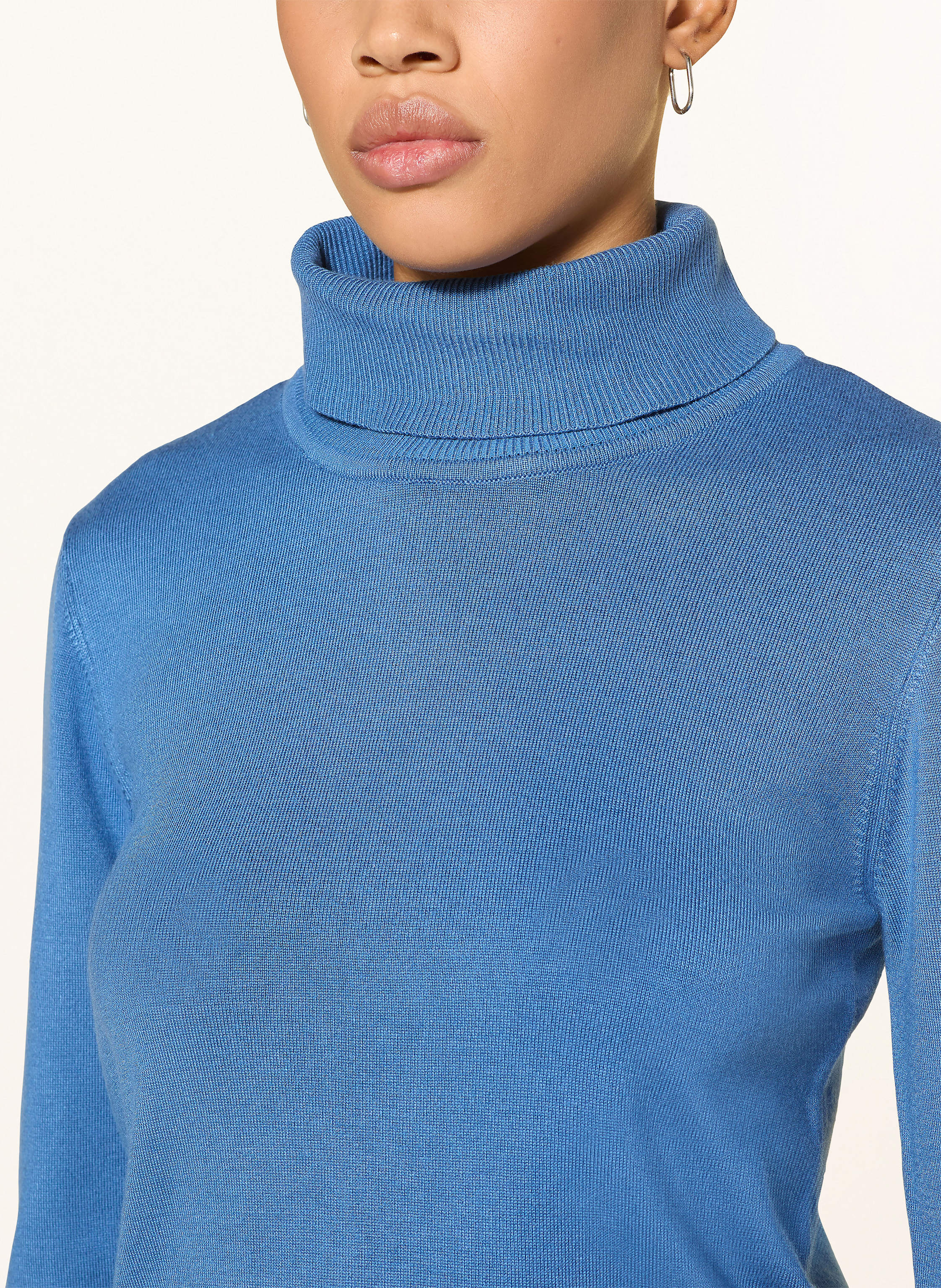 Thumbnail - More & More Rollkragenpullover blau