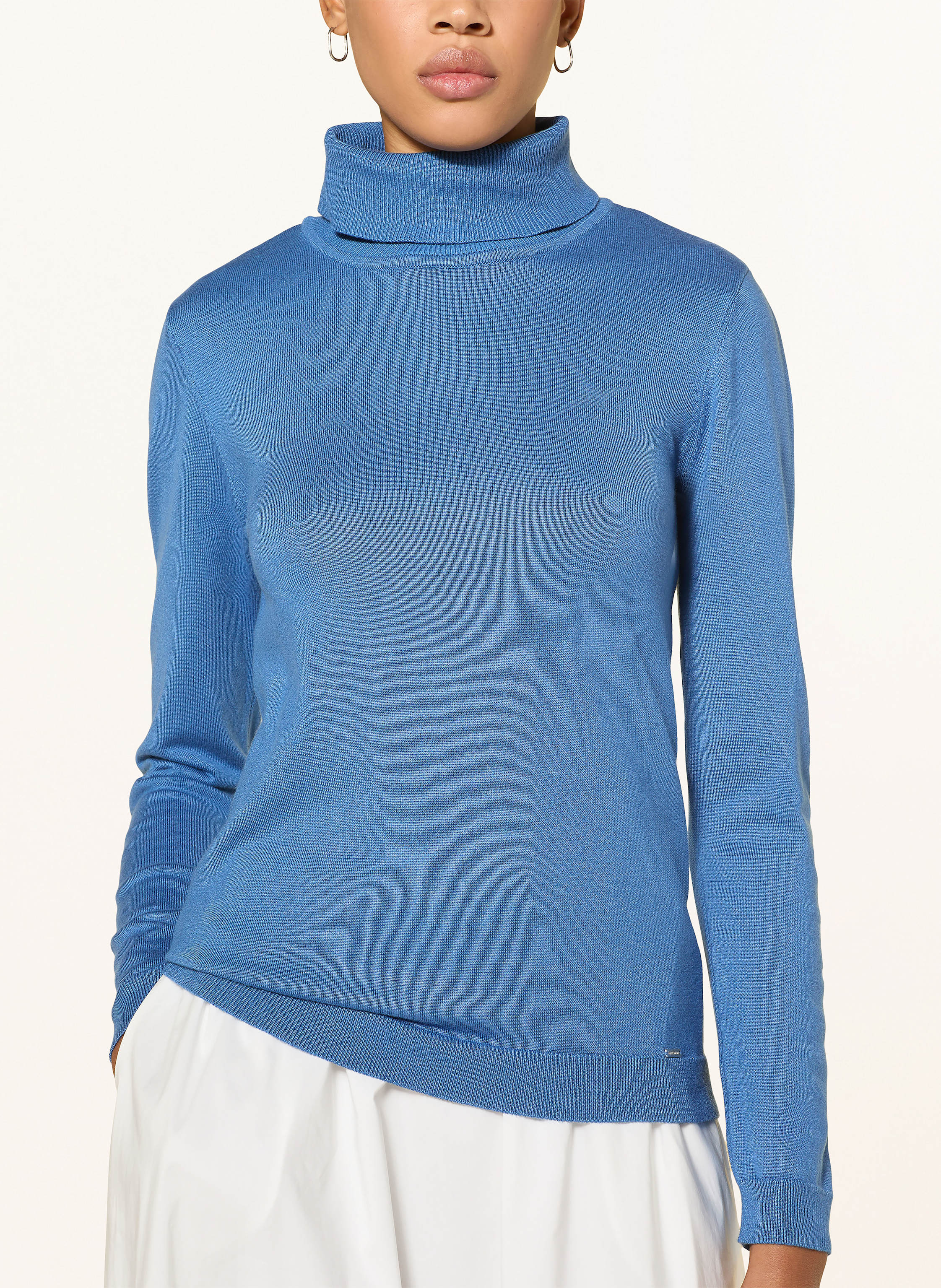 Thumbnail - More & More Rollkragenpullover blau