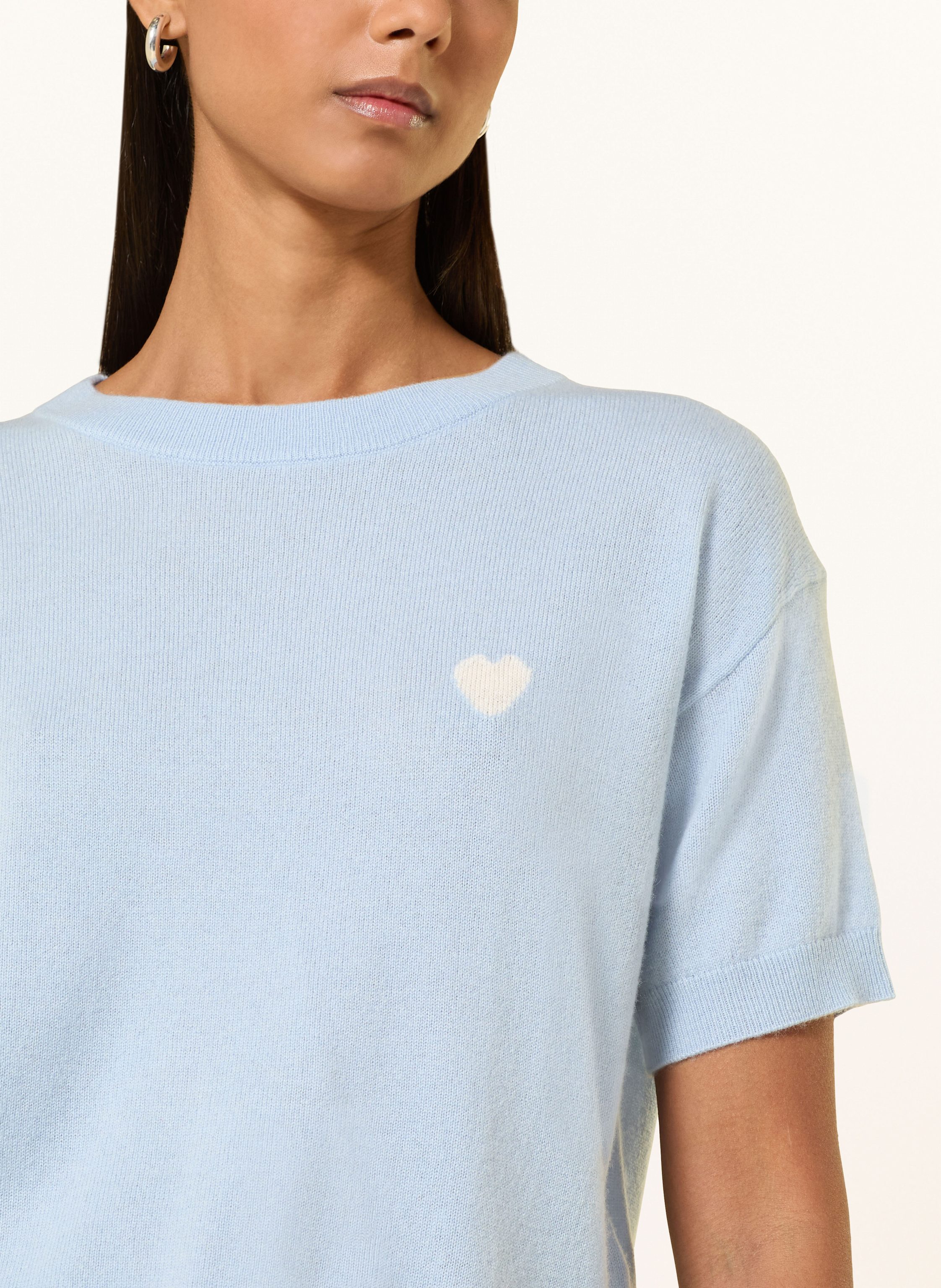 Thumbnail - Darling Harbour Strickshirt Aus Cashmere blau