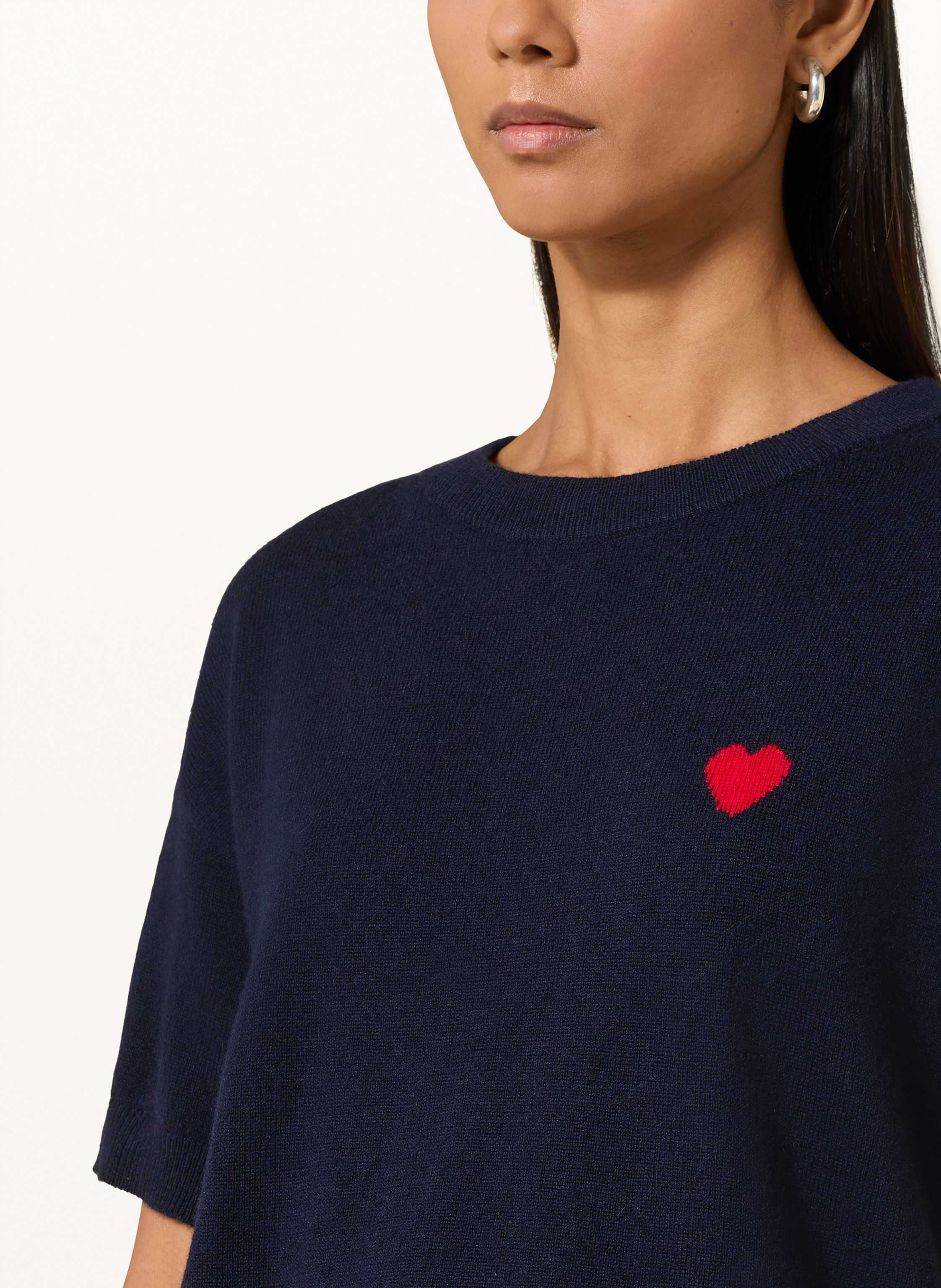 Thumbnail - Darling Harbour Strickshirt Aus Cashmere blau