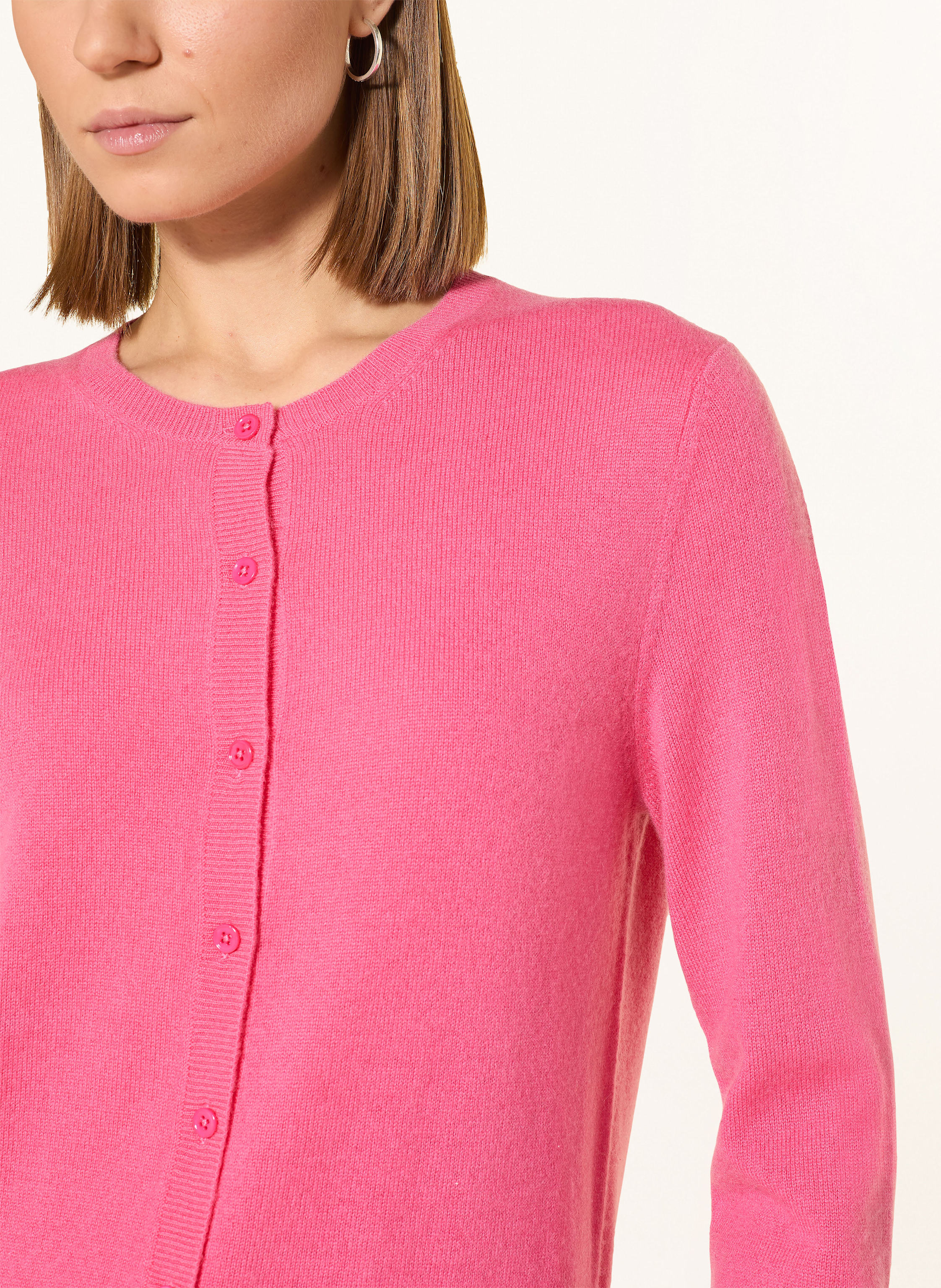 Thumbnail - Darling Harbour Strickjacke Aus Cashmere rot