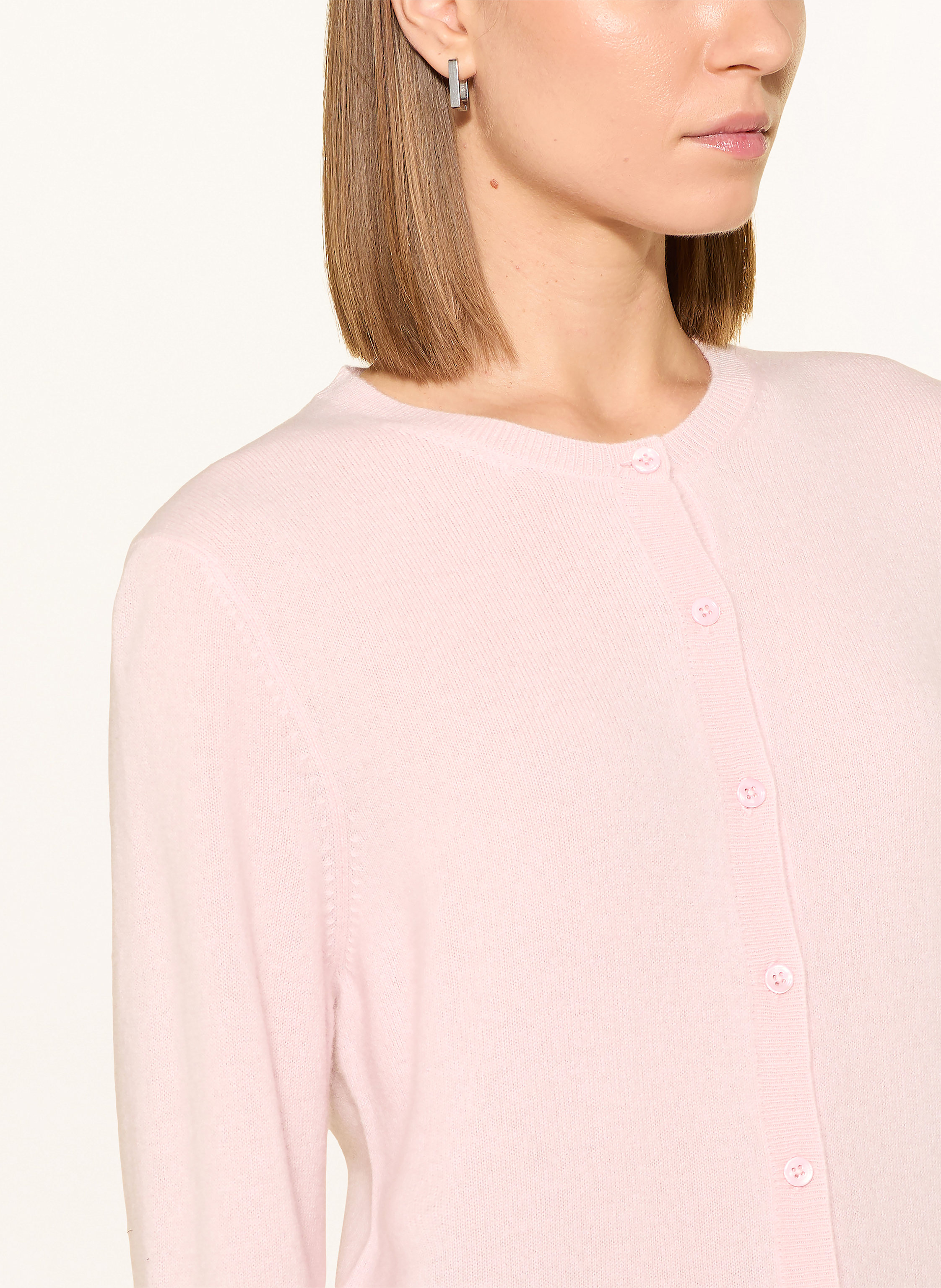 Thumbnail - Darling Harbour Strickjacke Aus Cashmere rosa