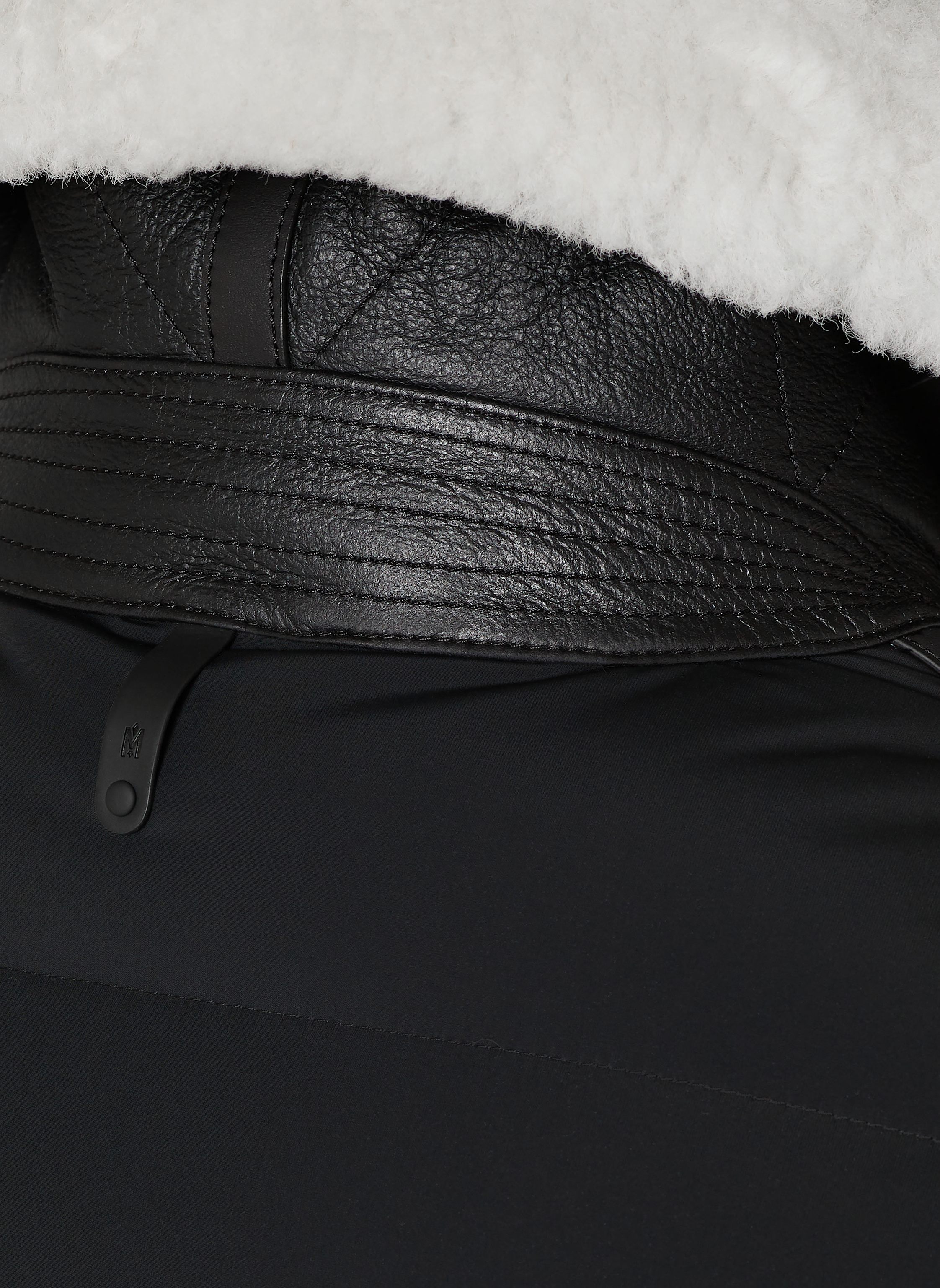 Thumbnail - Mackage Daunenjacke Robert Im Materialmix schwarz