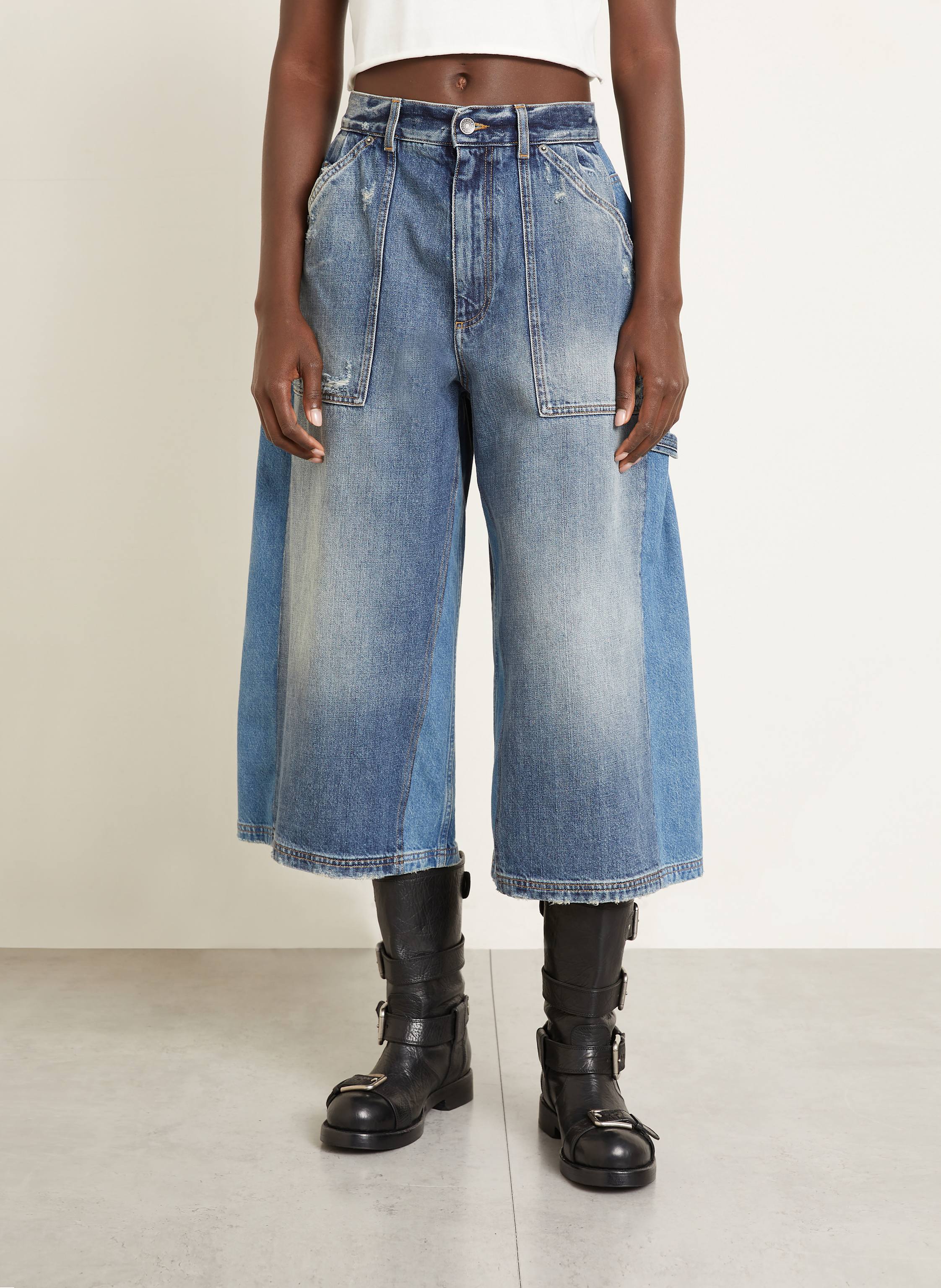 Thumbnail - Dolce & Gabbana 3/4-Jeans blau