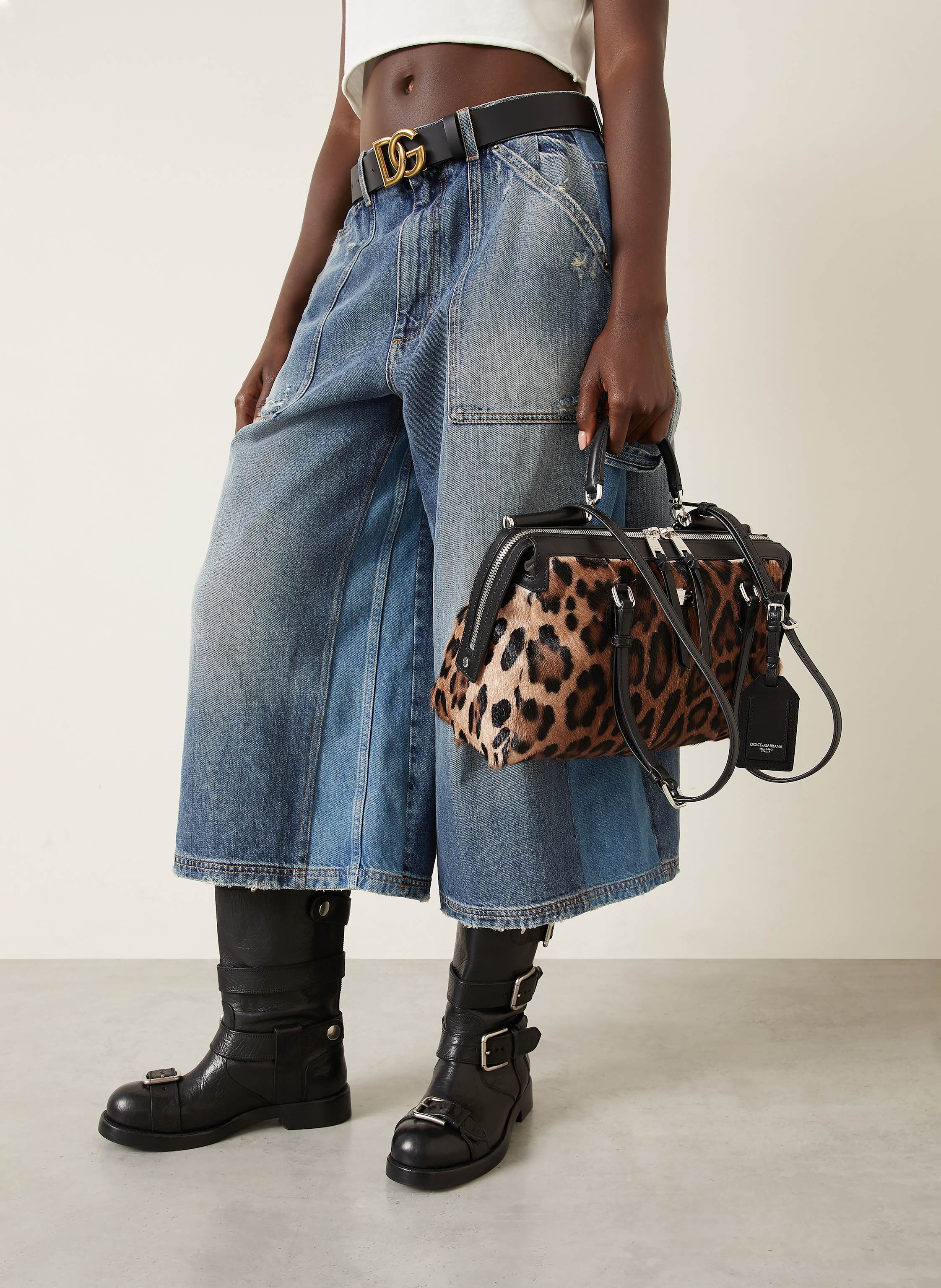 Thumbnail - Dolce & Gabbana Handtasche Vittoria braun