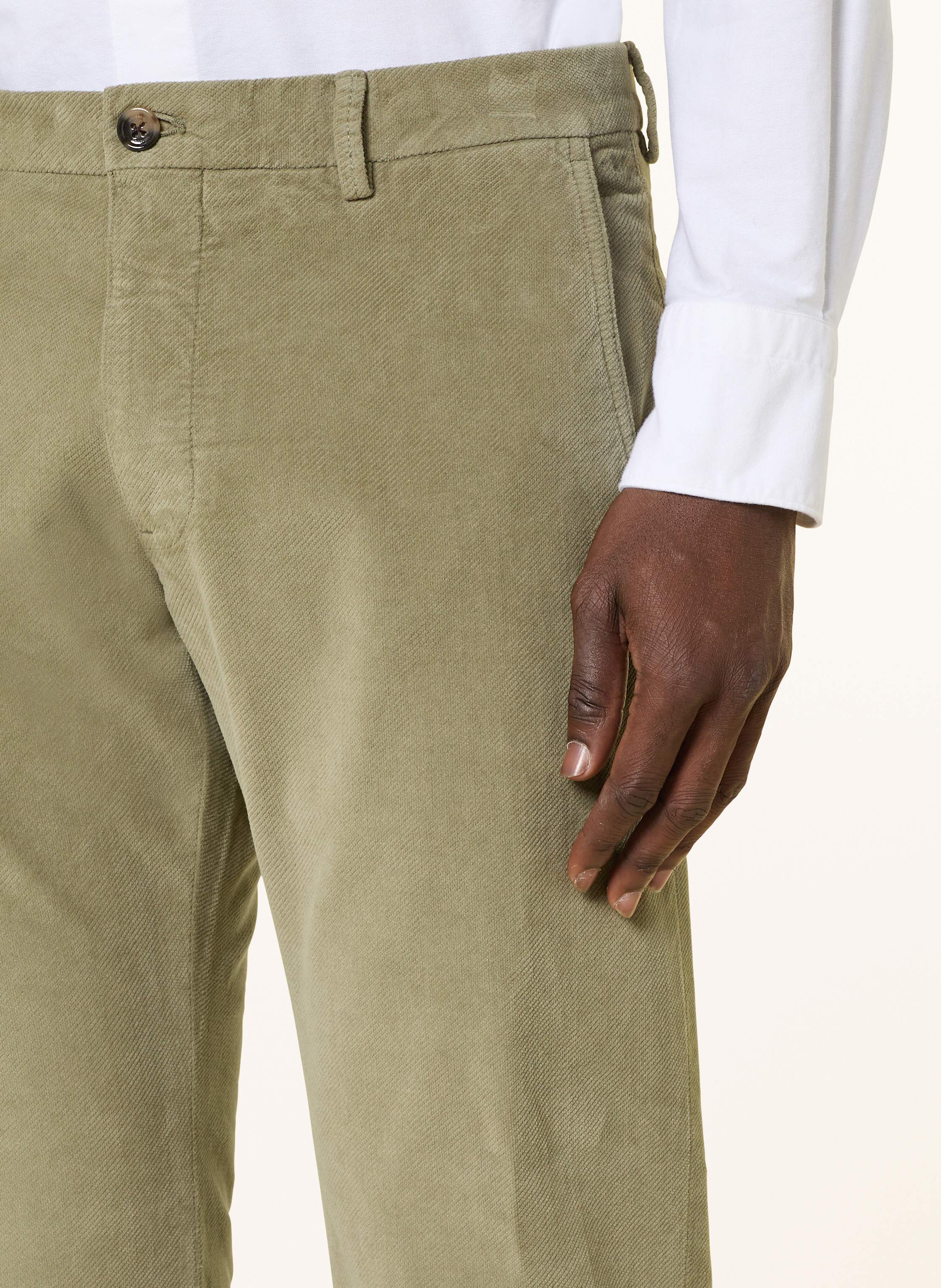 Thumbnail - Windsor. Samtchino Cino Slim Fit gruen