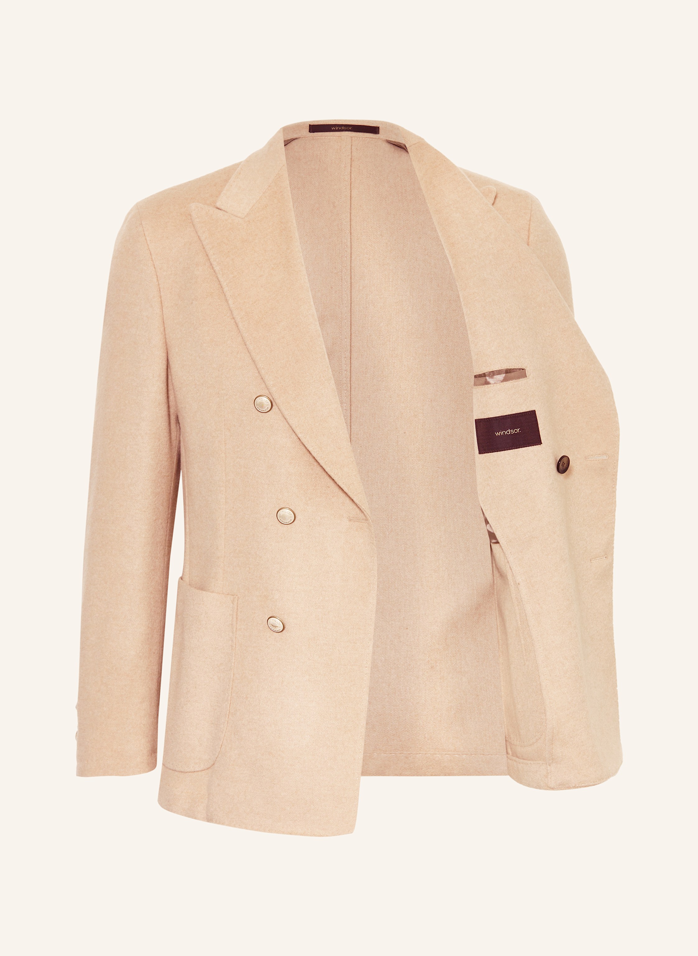 Thumbnail - Windsor. Cashmere-Sakko Salio beige