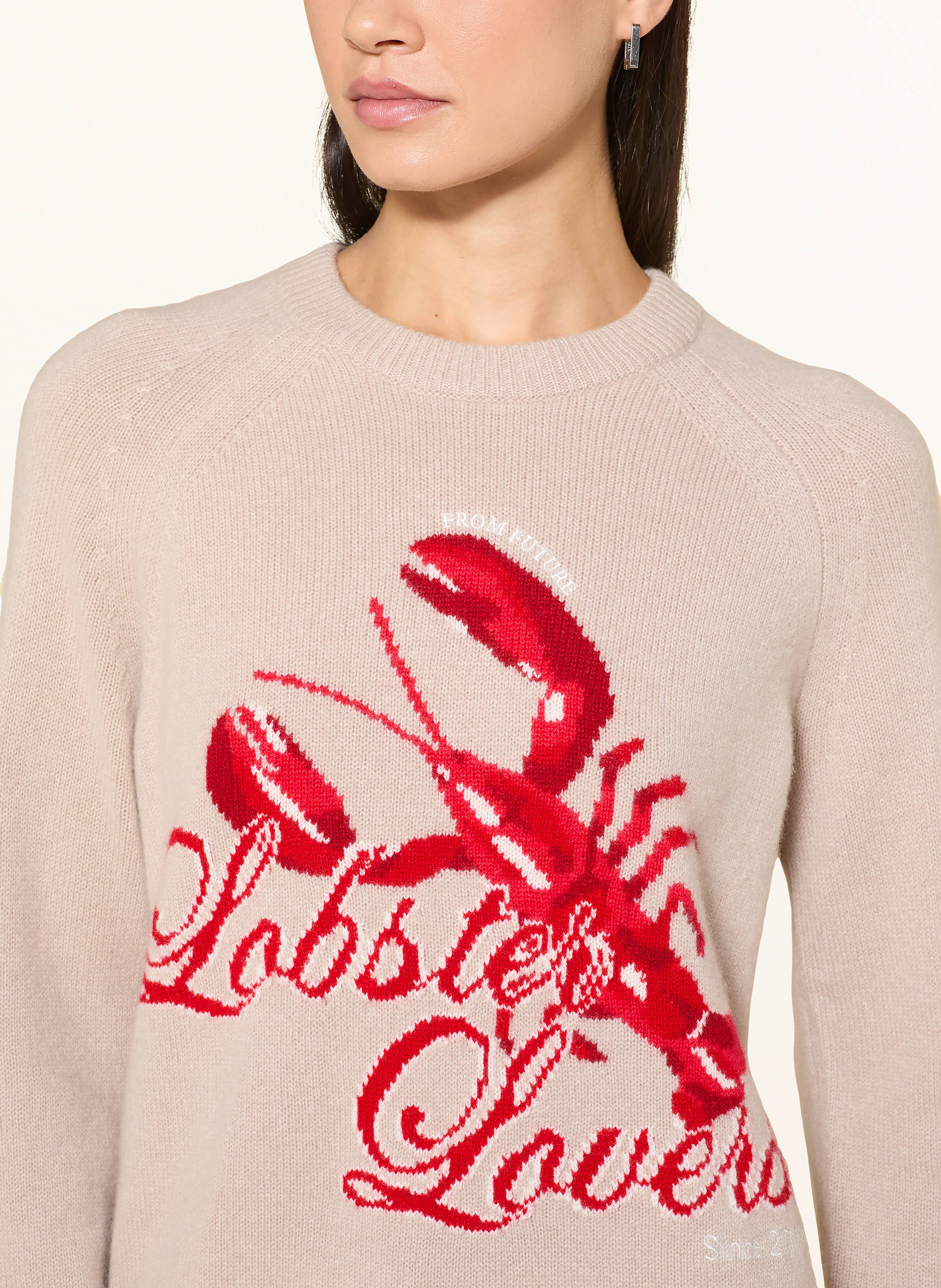 Thumbnail - From Future Cashmere-Pullover beige