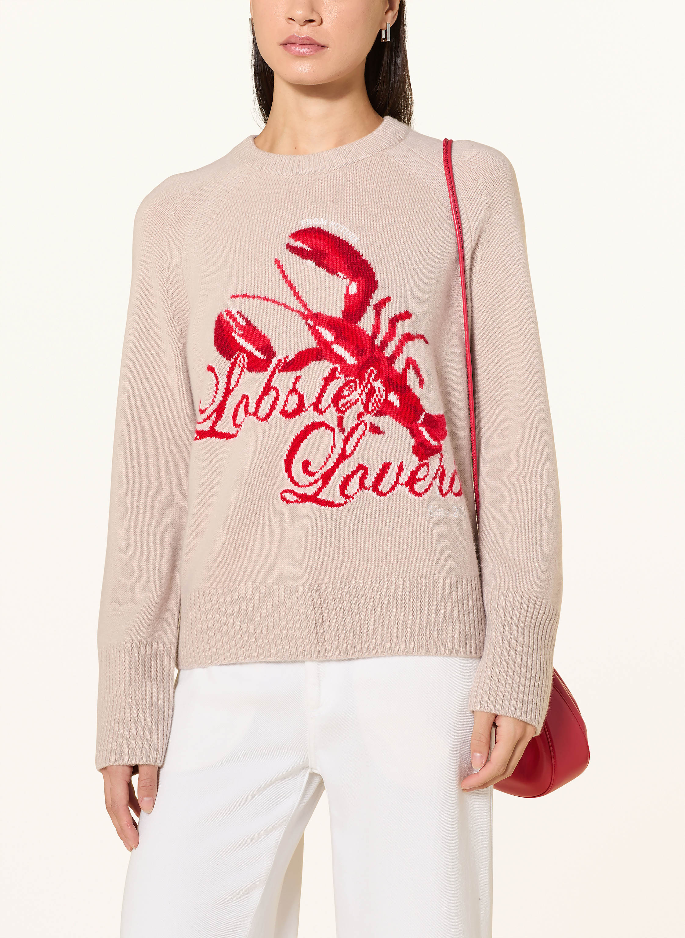 Thumbnail - From Future Cashmere-Pullover beige