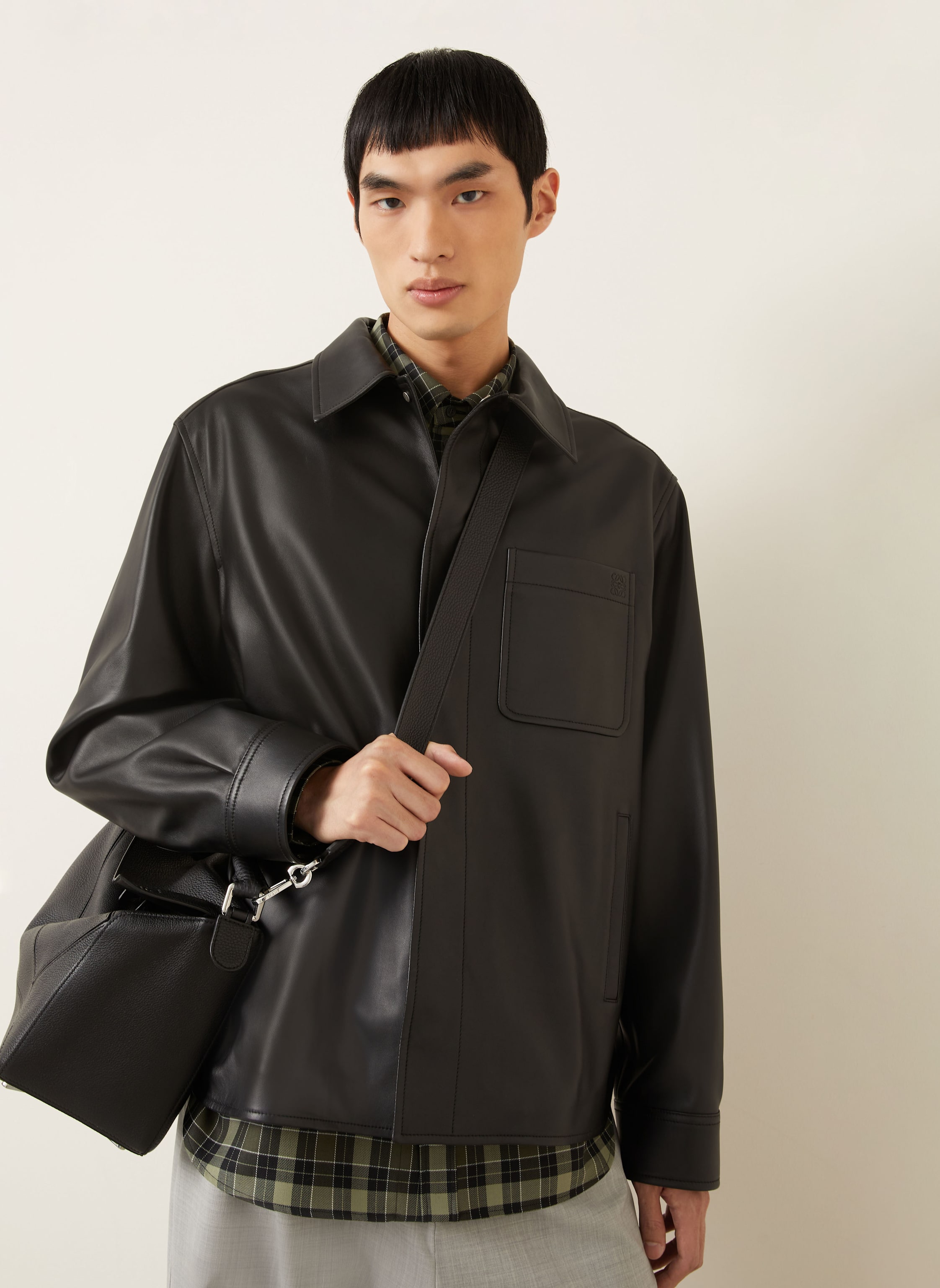 Thumbnail - Loewe Lederjacke schwarz