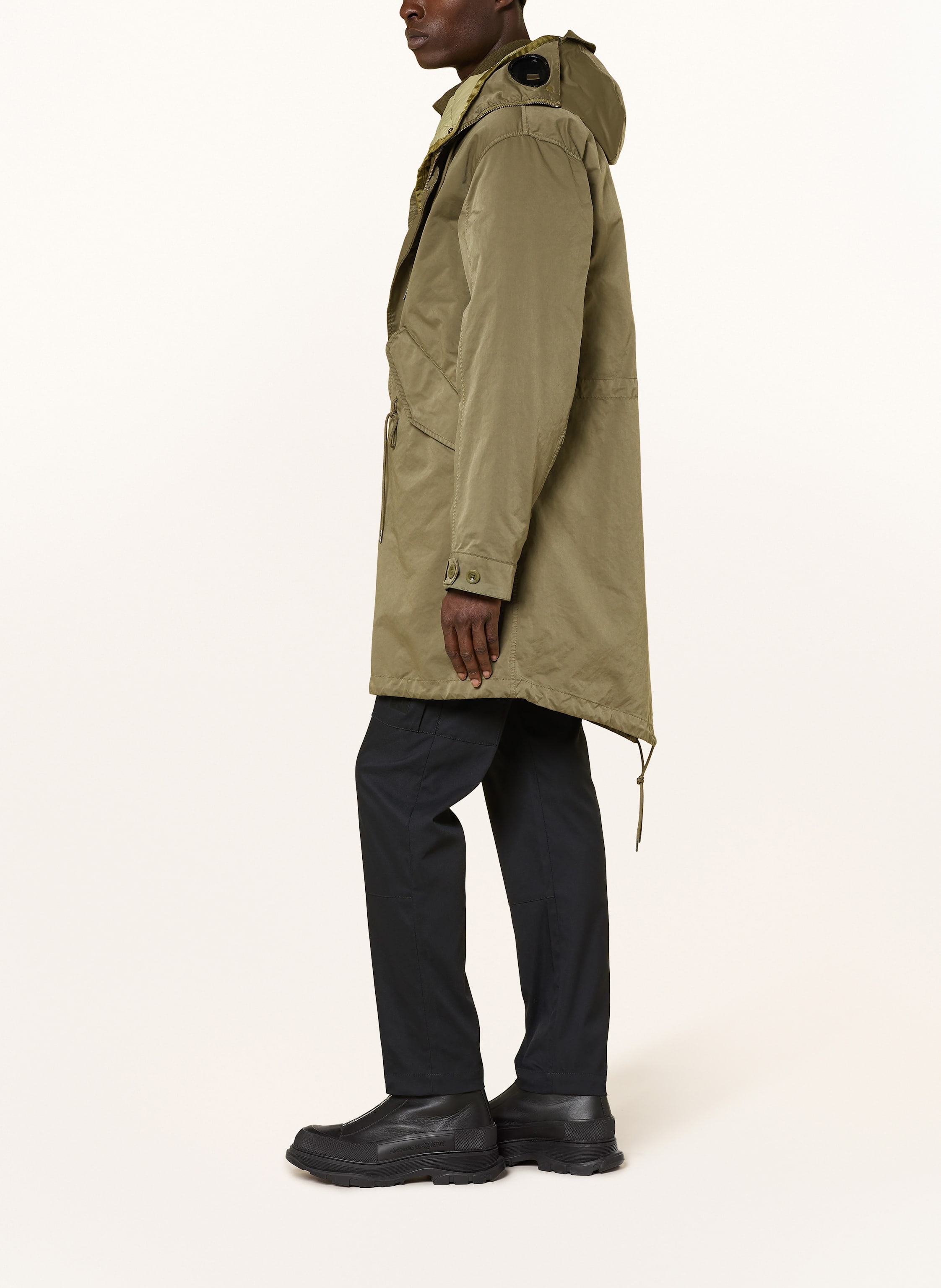 Thumbnail - C.P. Company 2-In-1-Daunenparka gruen