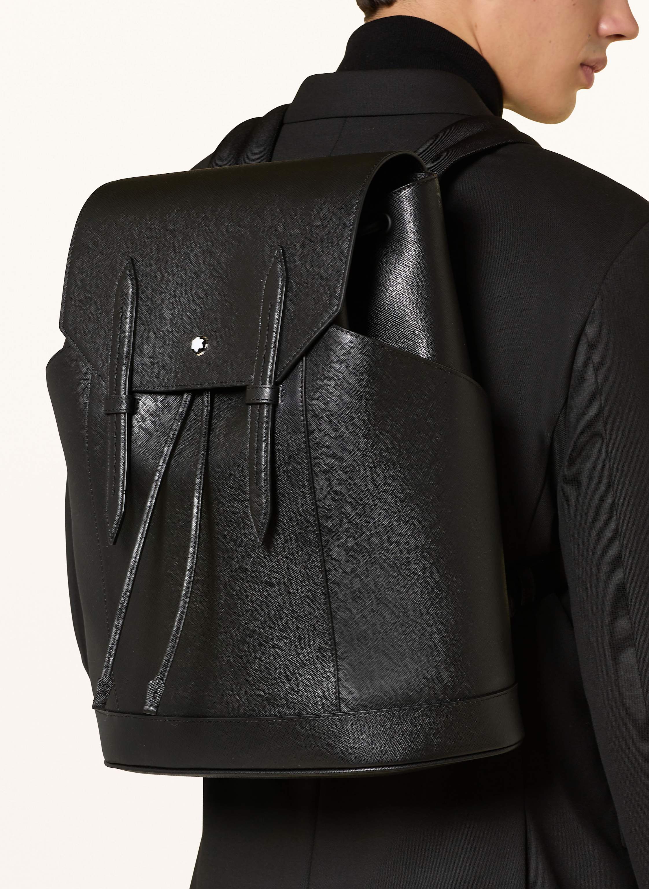 Thumbnail - Montblanc Saffiano-Rucksack Sartorial Medium