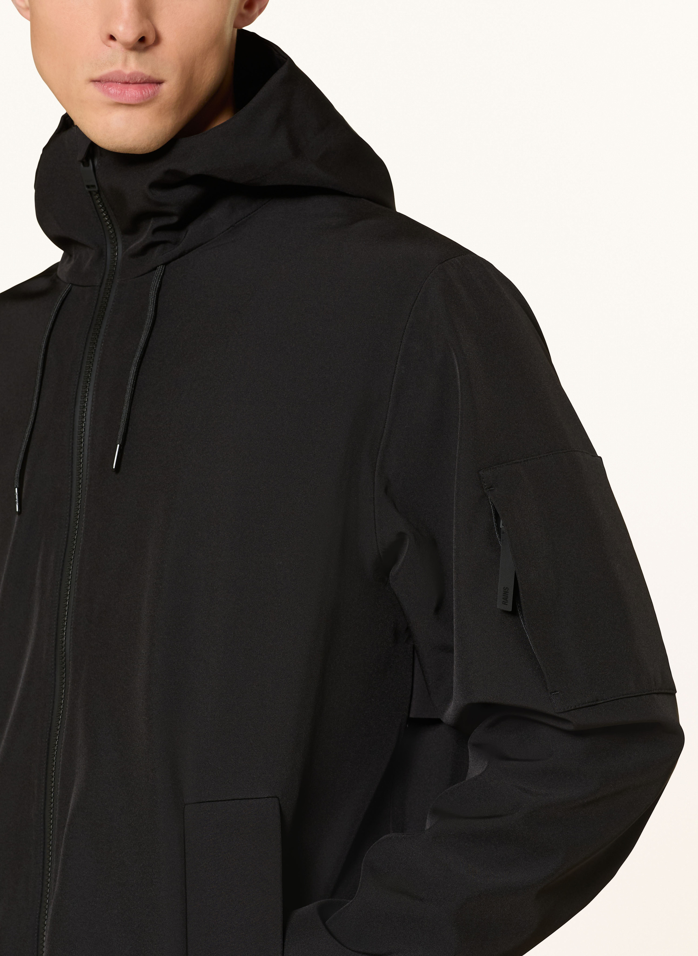 Thumbnail - Rains Parka Suva Vision schwarz