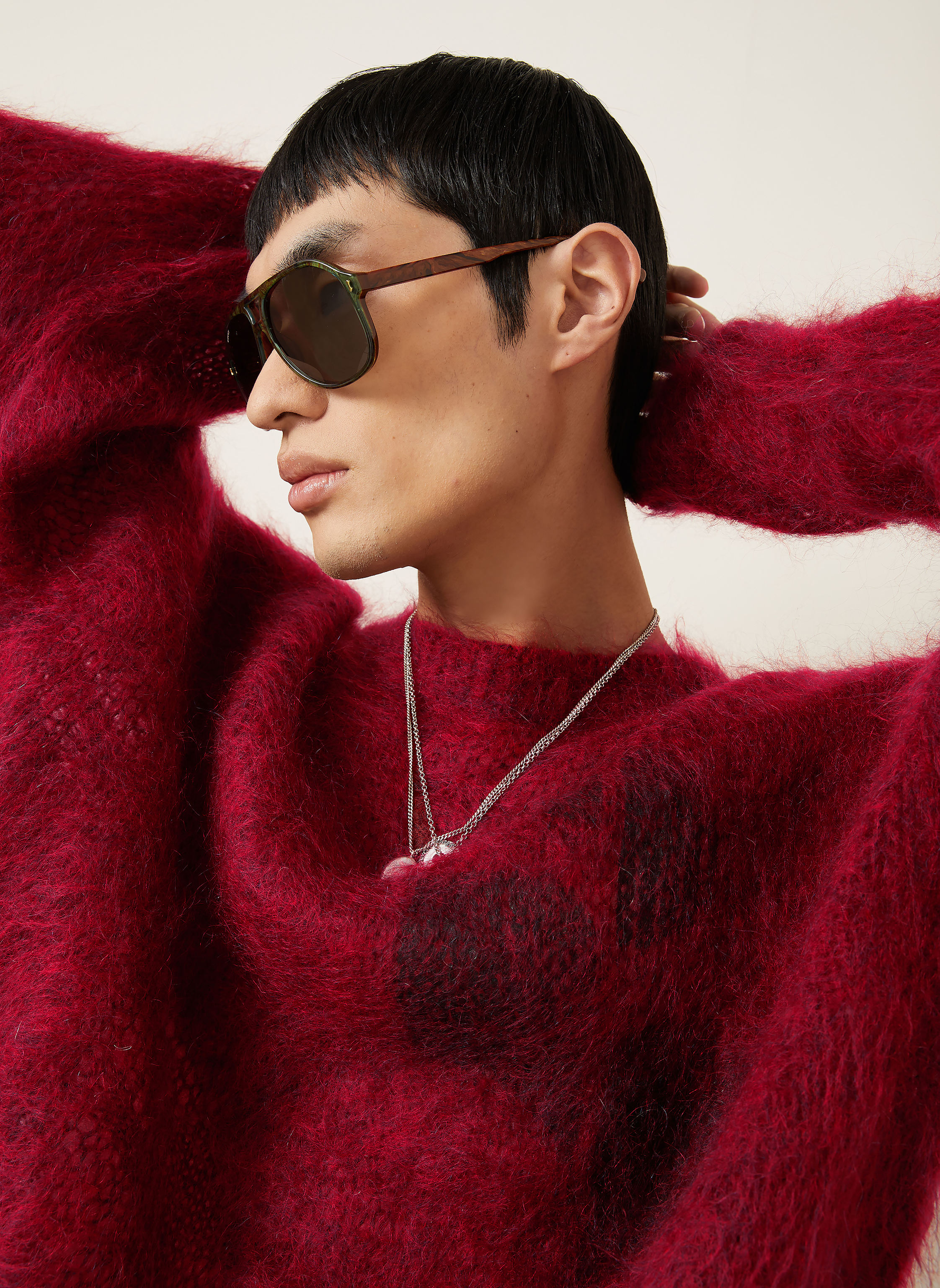 Thumbnail - Isabel Marant Pullover Mirello Mit Mohair rot