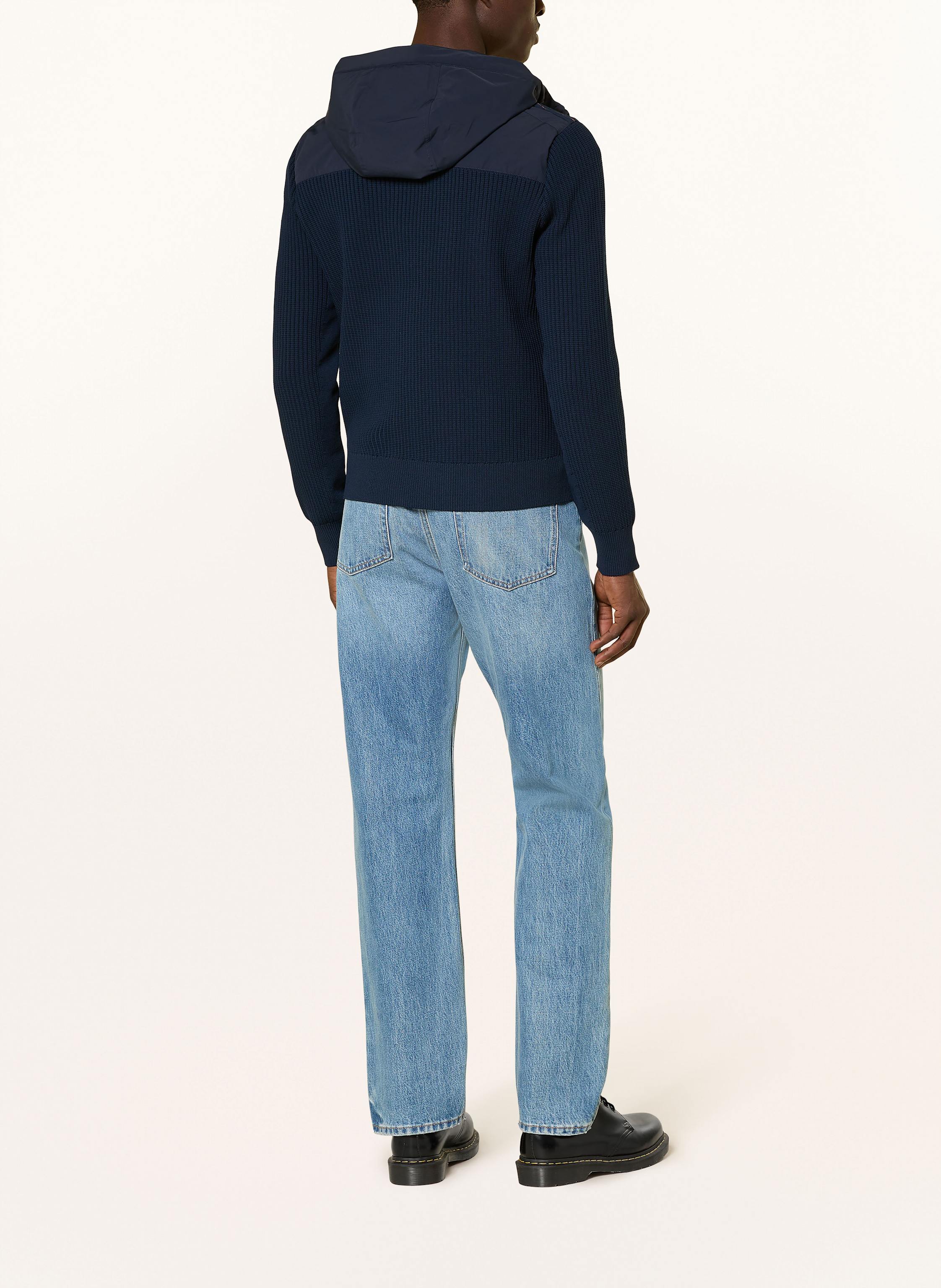 Thumbnail - Parajumpers Jacke Willard Im Materialmix blau