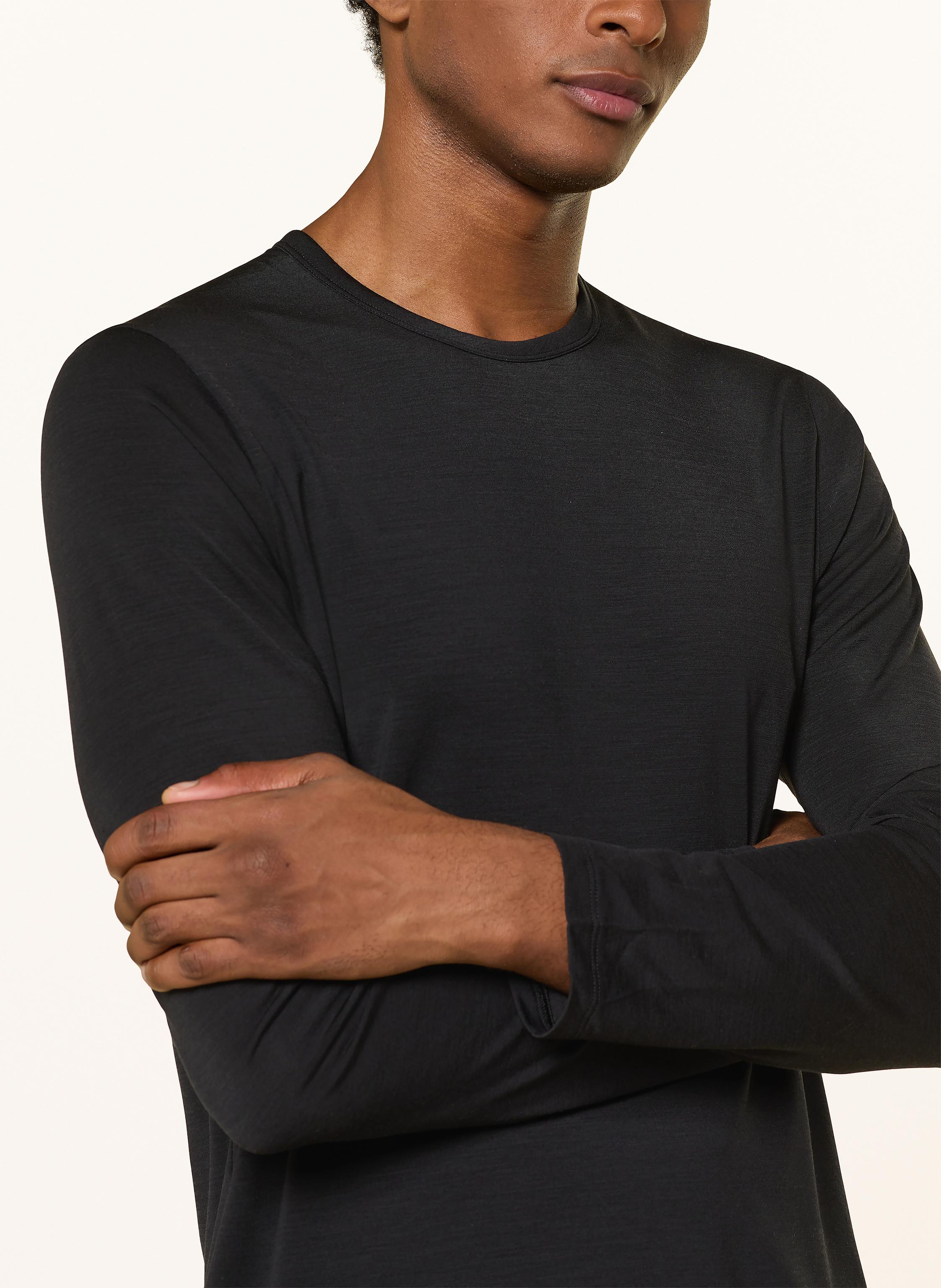 Thumbnail - Lululemon Laufshirt Run Cree Mit Merinowolle schwarz