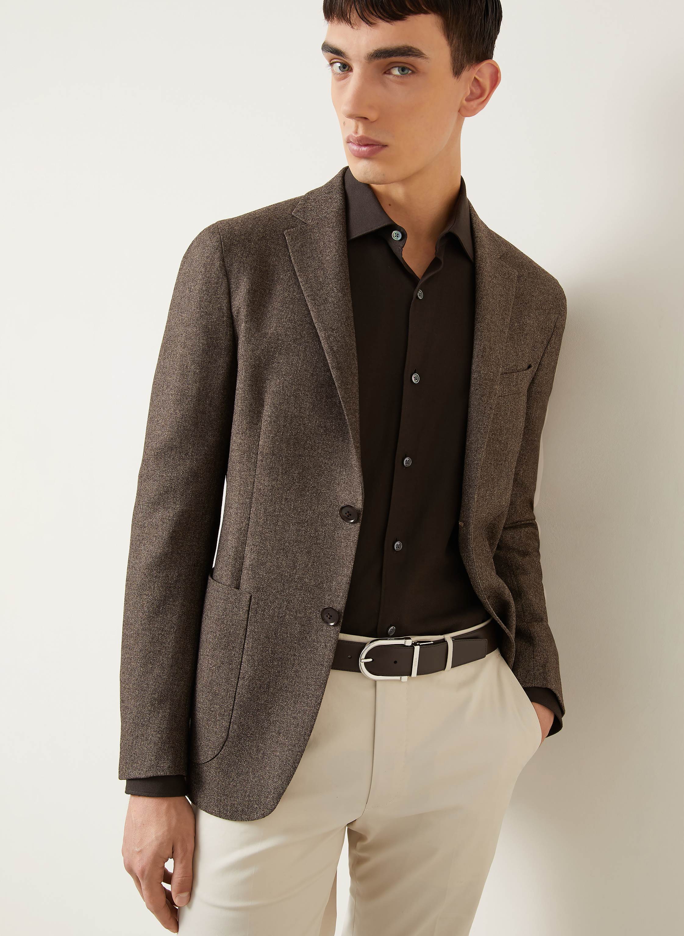 Thumbnail - Zegna Sakko Extra Slim Fit braun