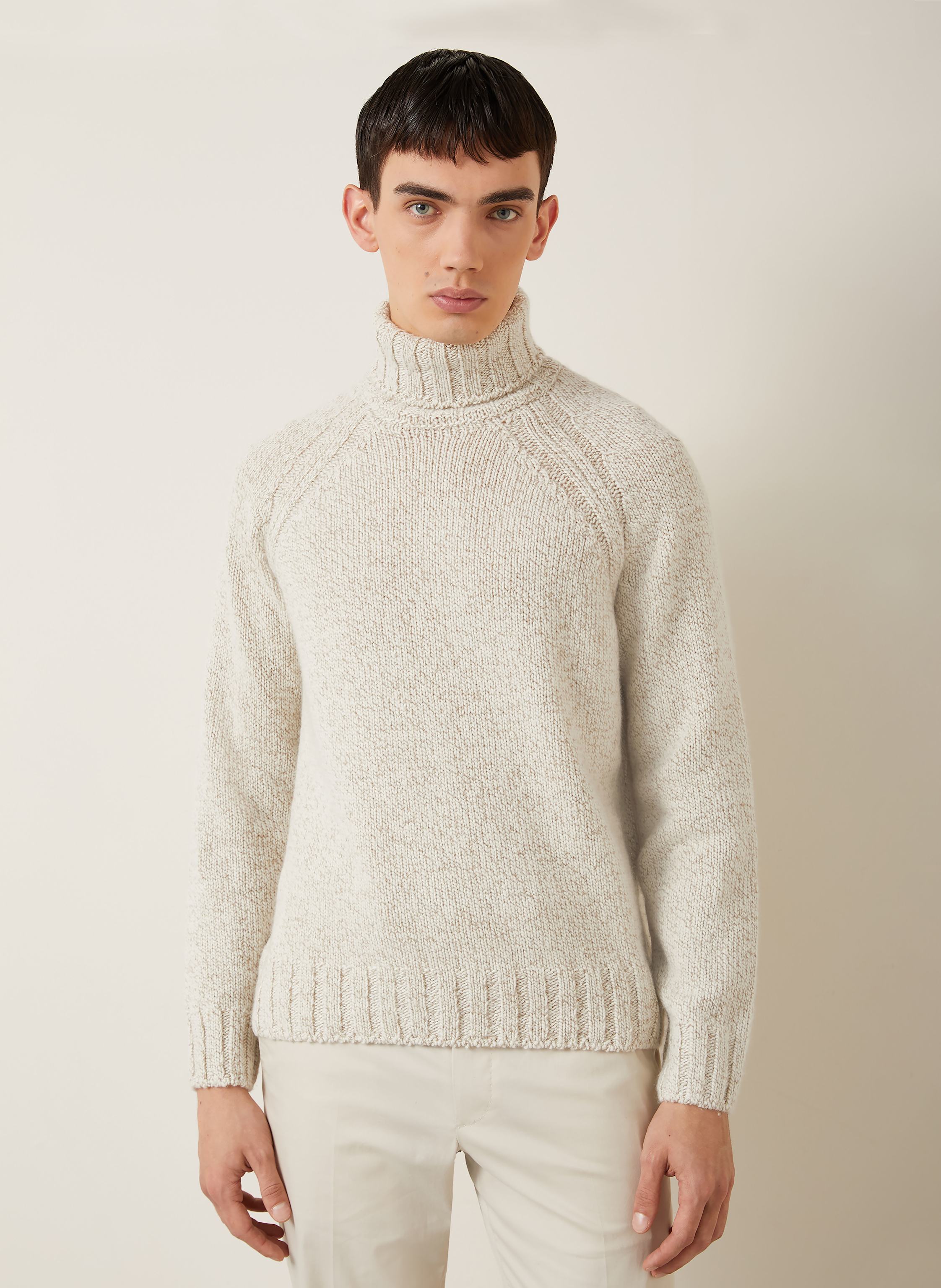 Thumbnail - Zegna Rollkragenpullover Aus Cashmere weiss