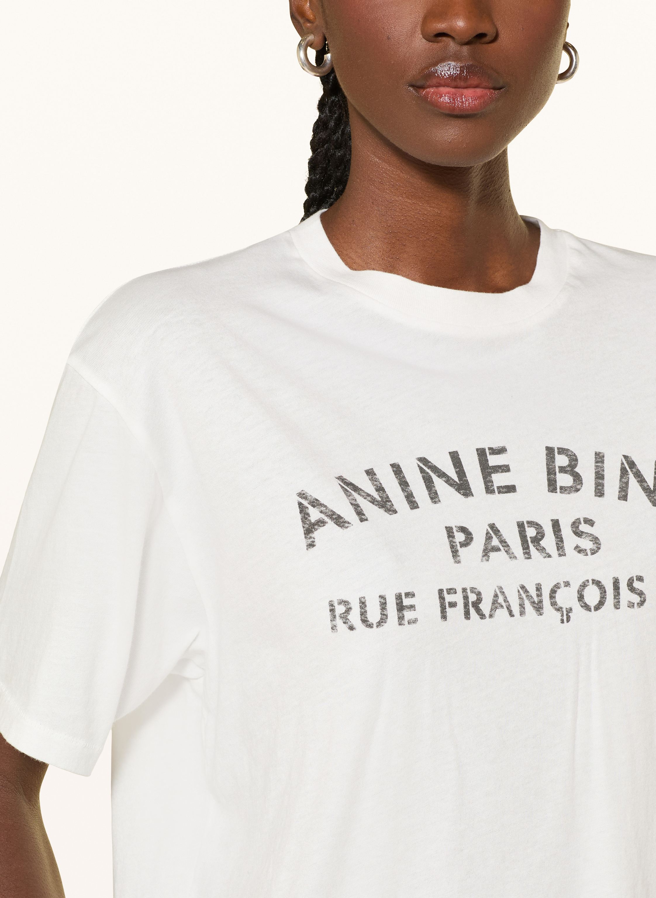 Thumbnail - Anine Bing T-Shirt Cohen weiss