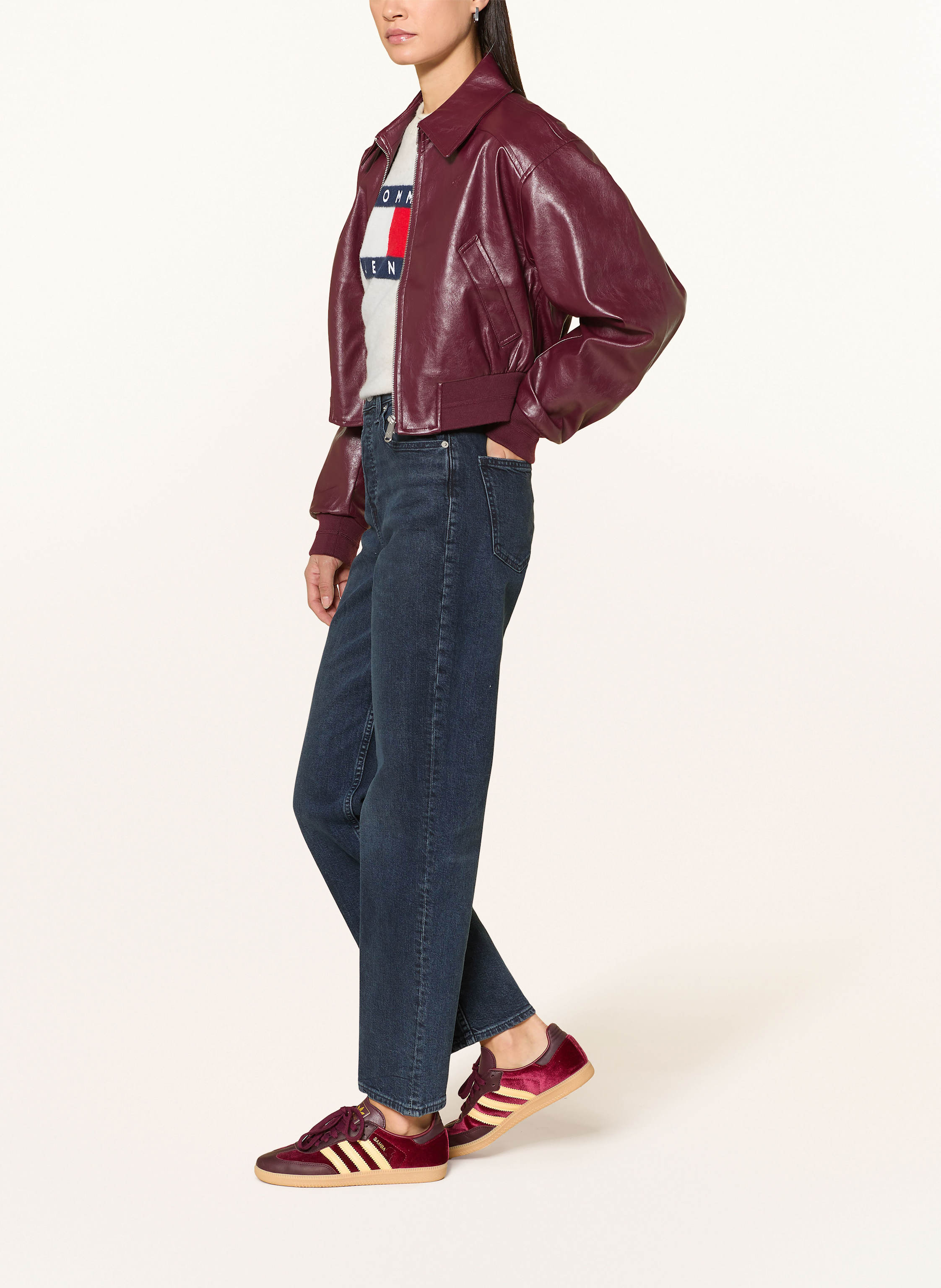 Thumbnail - Tommy Jeans Straight Jeans Layla blau