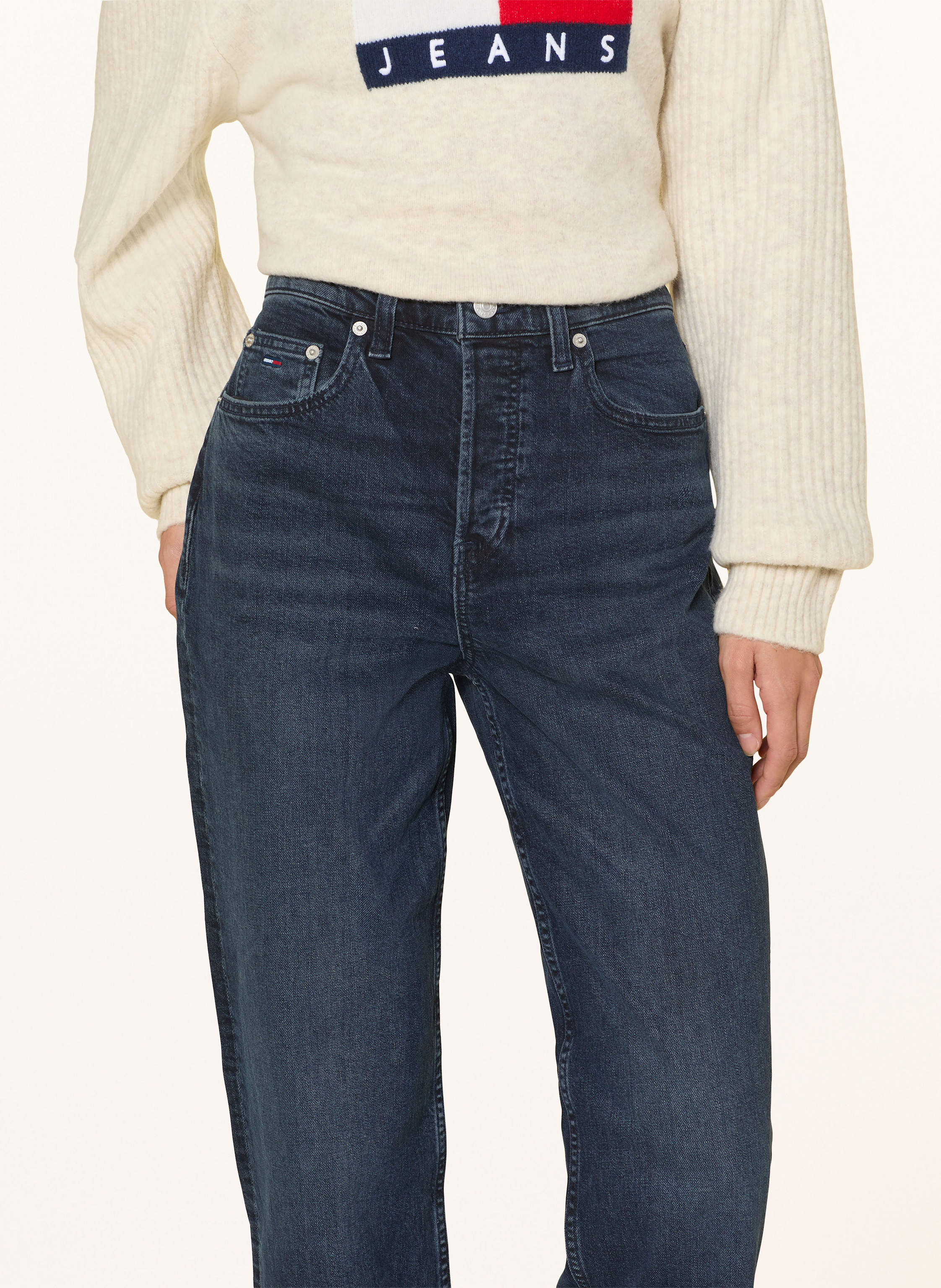 Thumbnail - Tommy Jeans Straight Jeans Layla blau