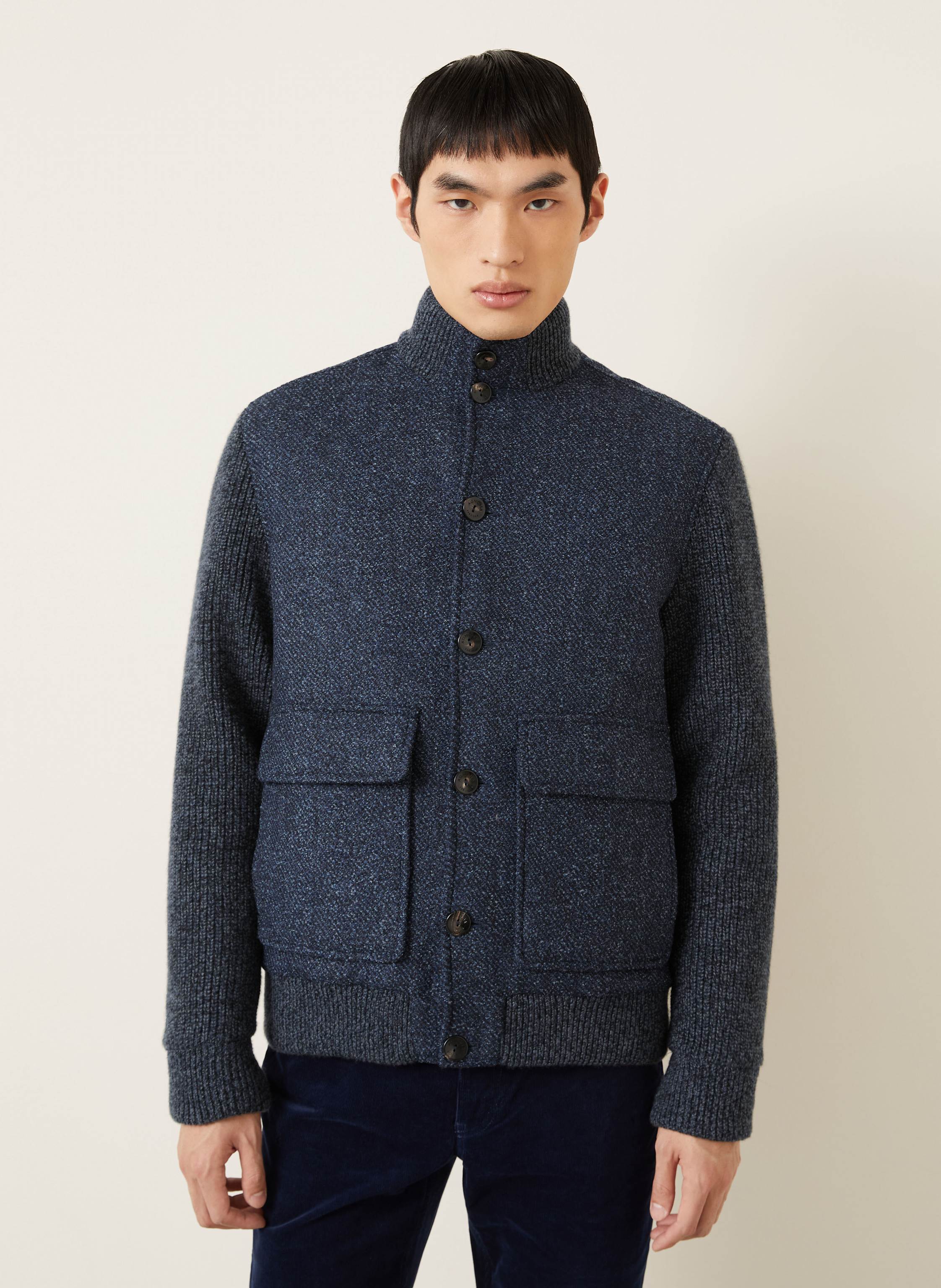 Thumbnail - Agnona Jacke blau