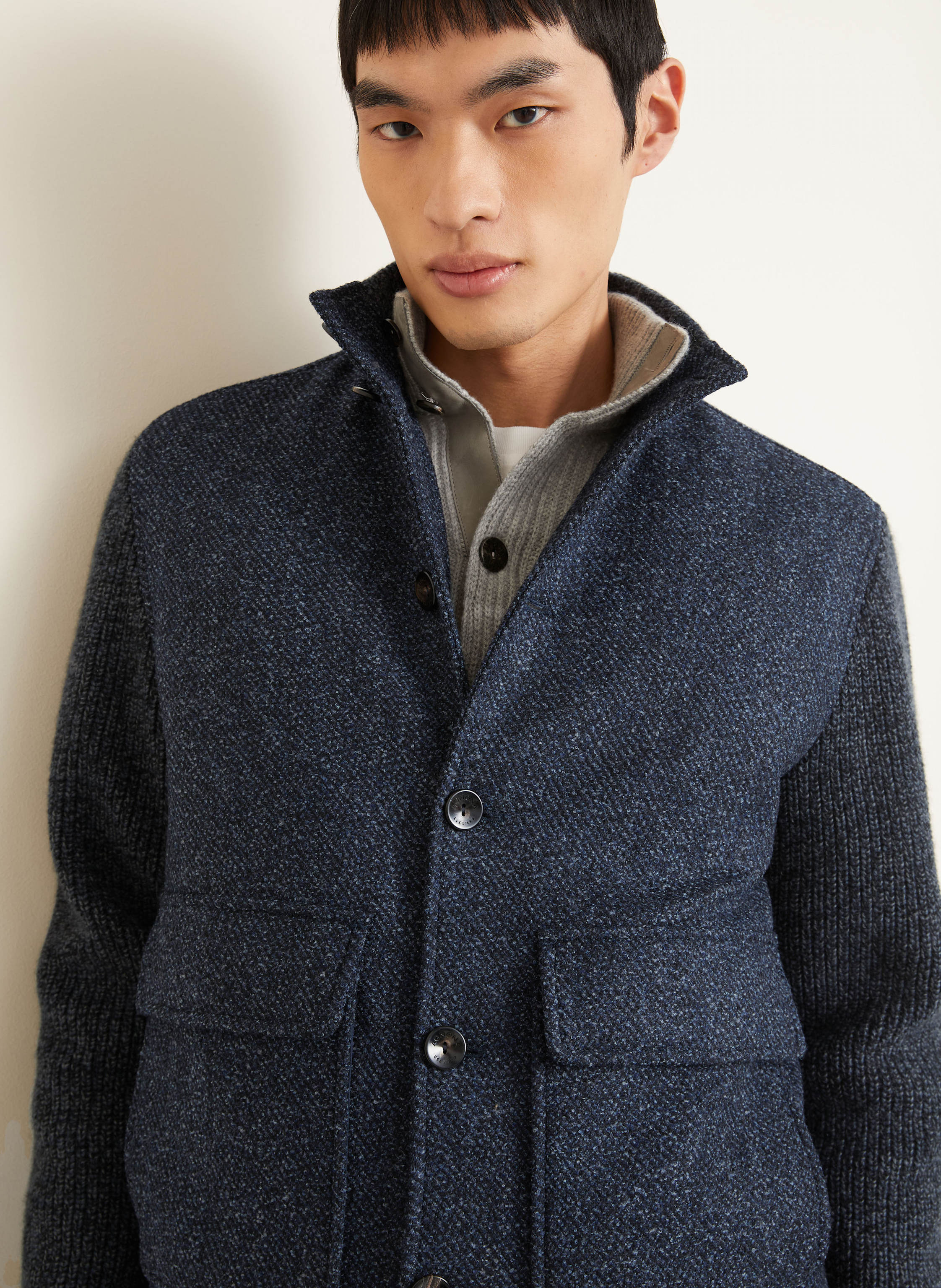 Thumbnail - Agnona Jacke blau